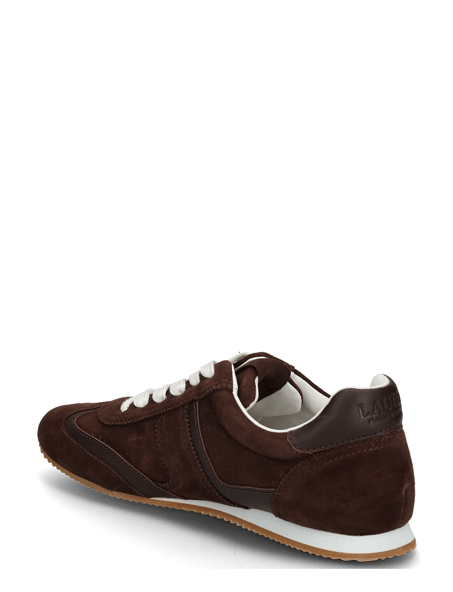 Lauren Ralph Lauren - KIDSUEDE/SFT NPP-DANI LW PRFL-SK-LTL - niedrige sneaker - chestnut brown/ch - 2