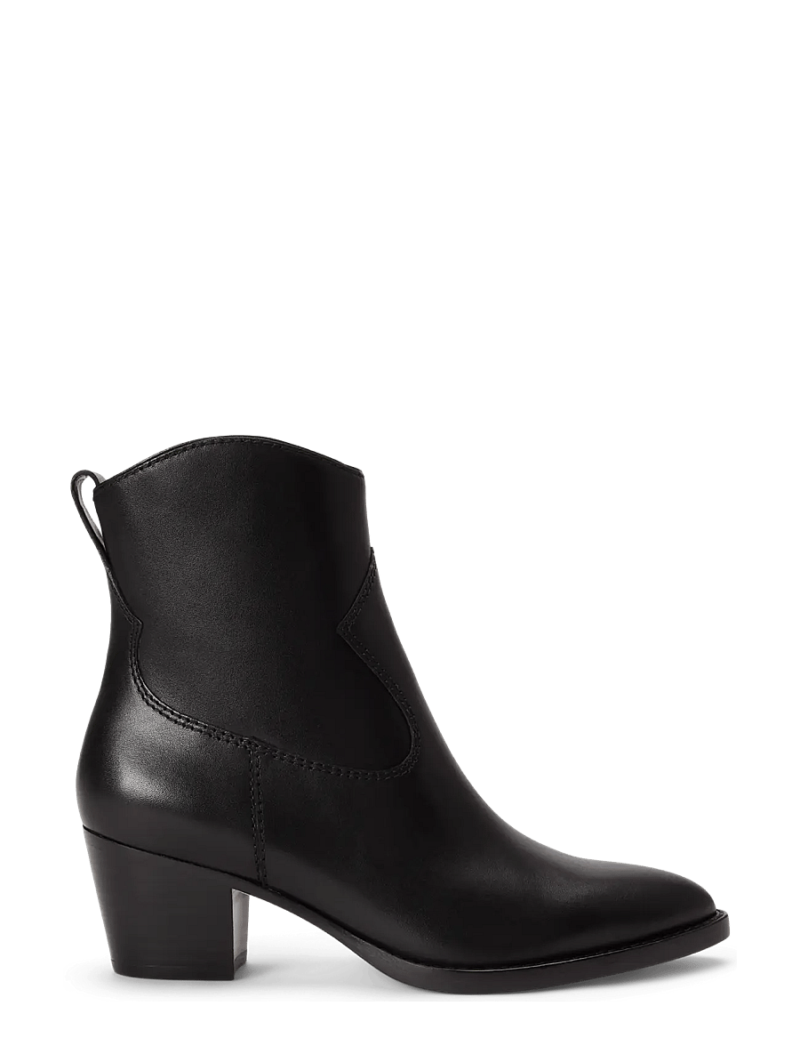 Lauren Ralph Lauren - SMOOTH CALF-HARPHER-BO-BTE - støvletter - black - 0