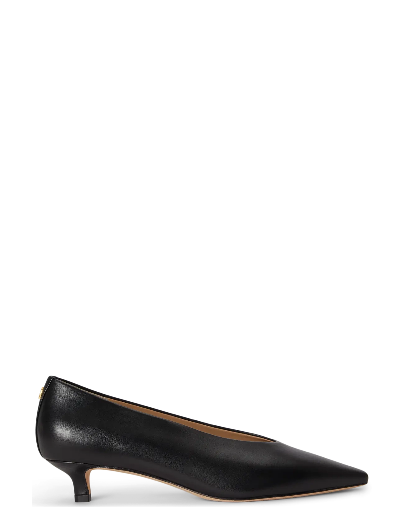 Lauren Ralph Lauren Francesca Nappa Leather Pump - Säsongens färger - BLACK / black