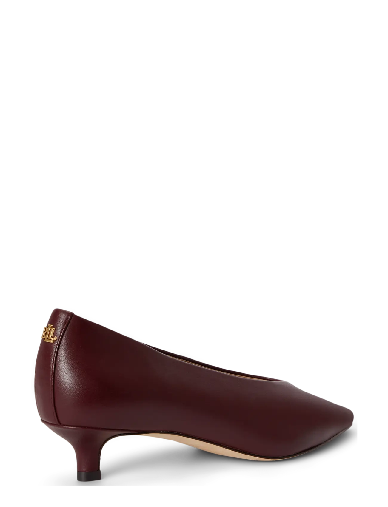 Lauren Ralph Lauren - Francesca Nappa Leather Pump - dark garnet - 1