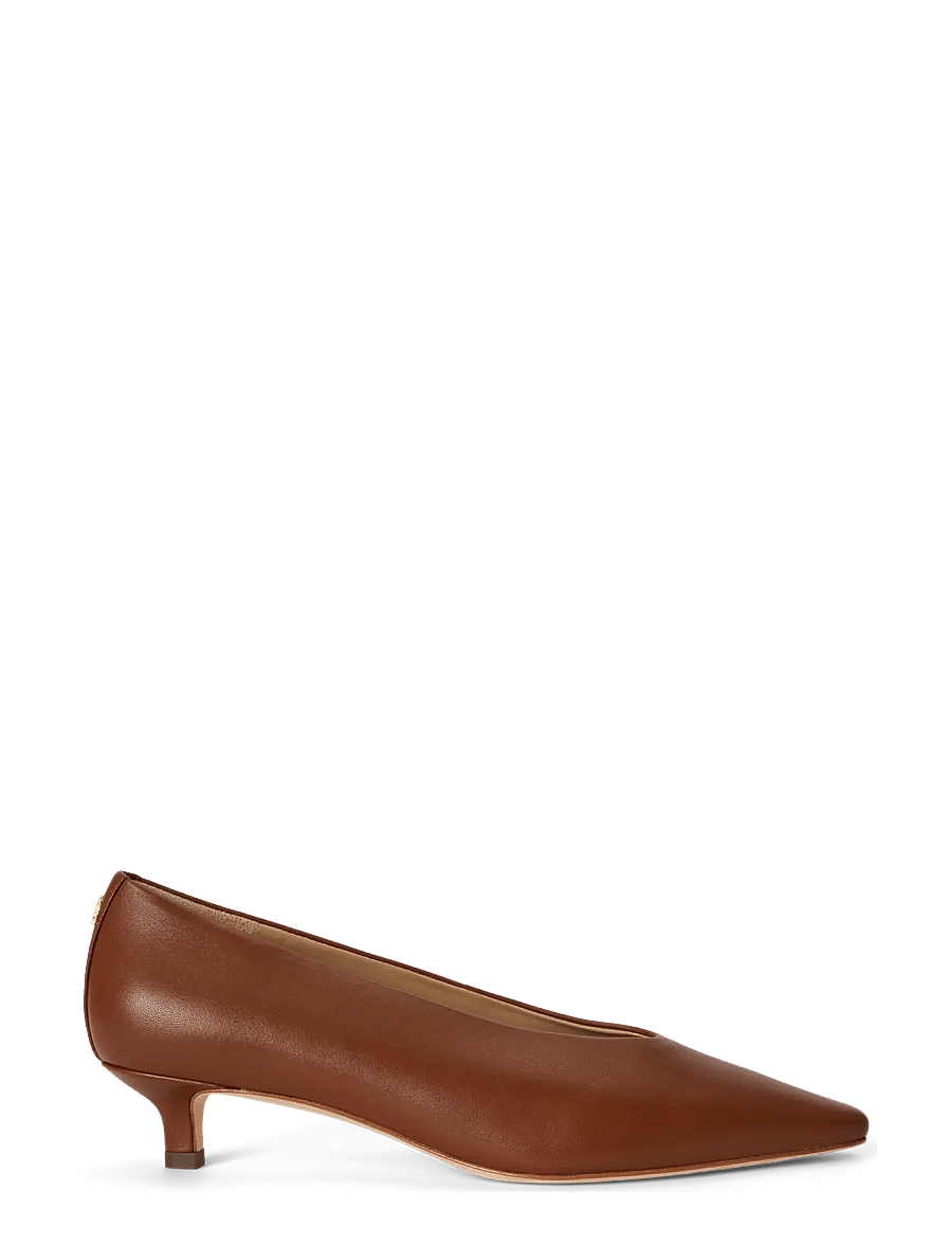 Lauren Ralph Lauren - Francesca Nappa Leather Pump - lauren tan - 0