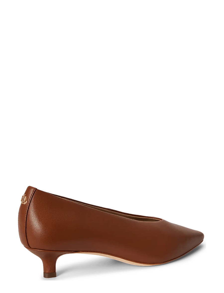 Lauren Ralph Lauren - Francesca Nappa Leather Pump - lauren tan - 1