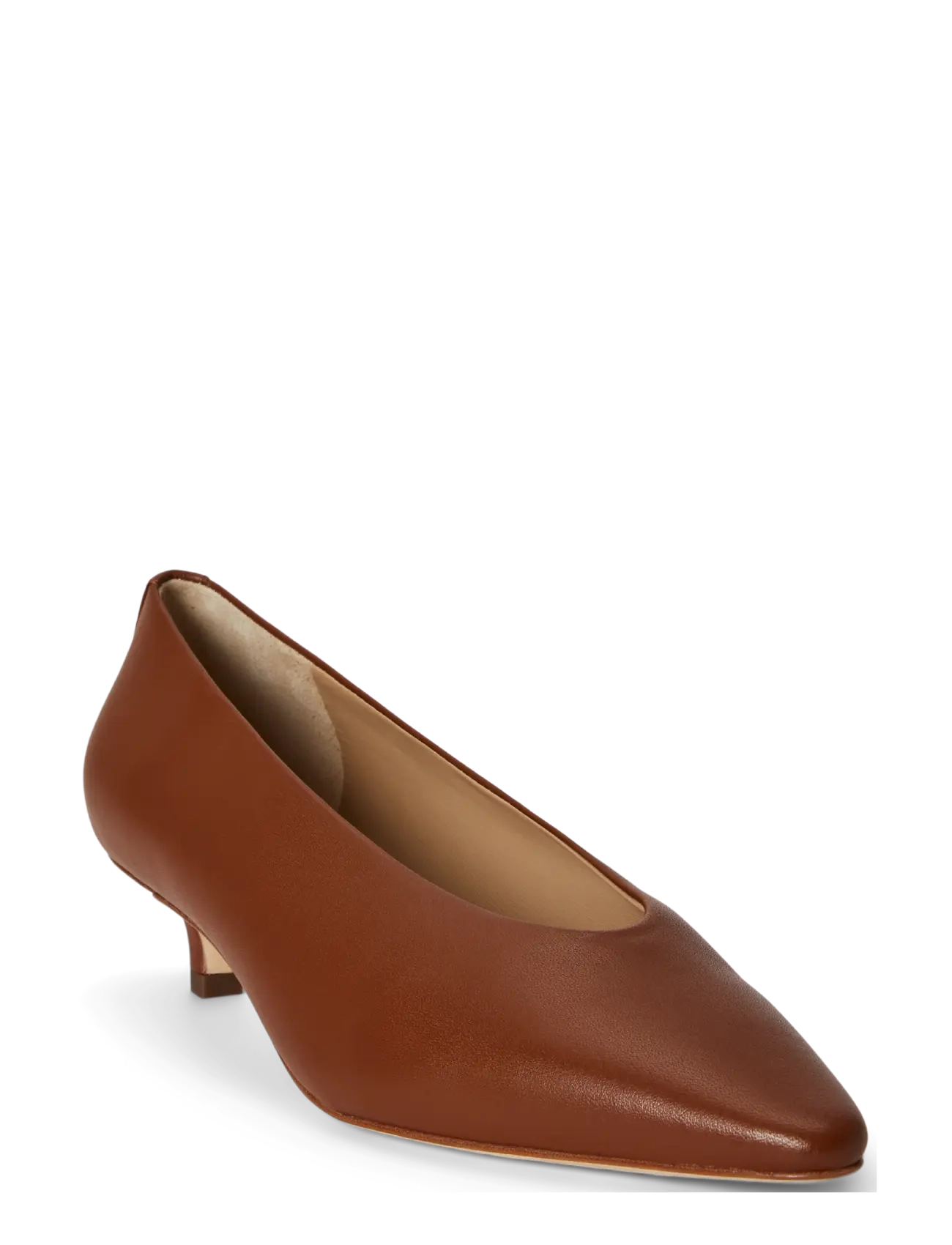 Lauren Ralph Lauren - Francesca Nappa Leather Pump - lauren tan - 2