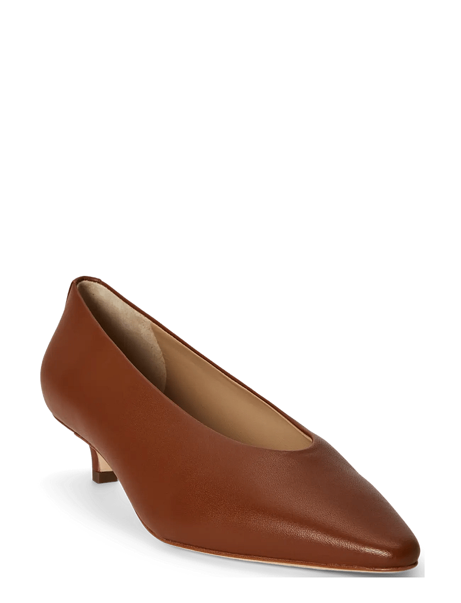 Lauren Ralph Lauren - Francesca Nappa Leather Pump - lauren tan - 2