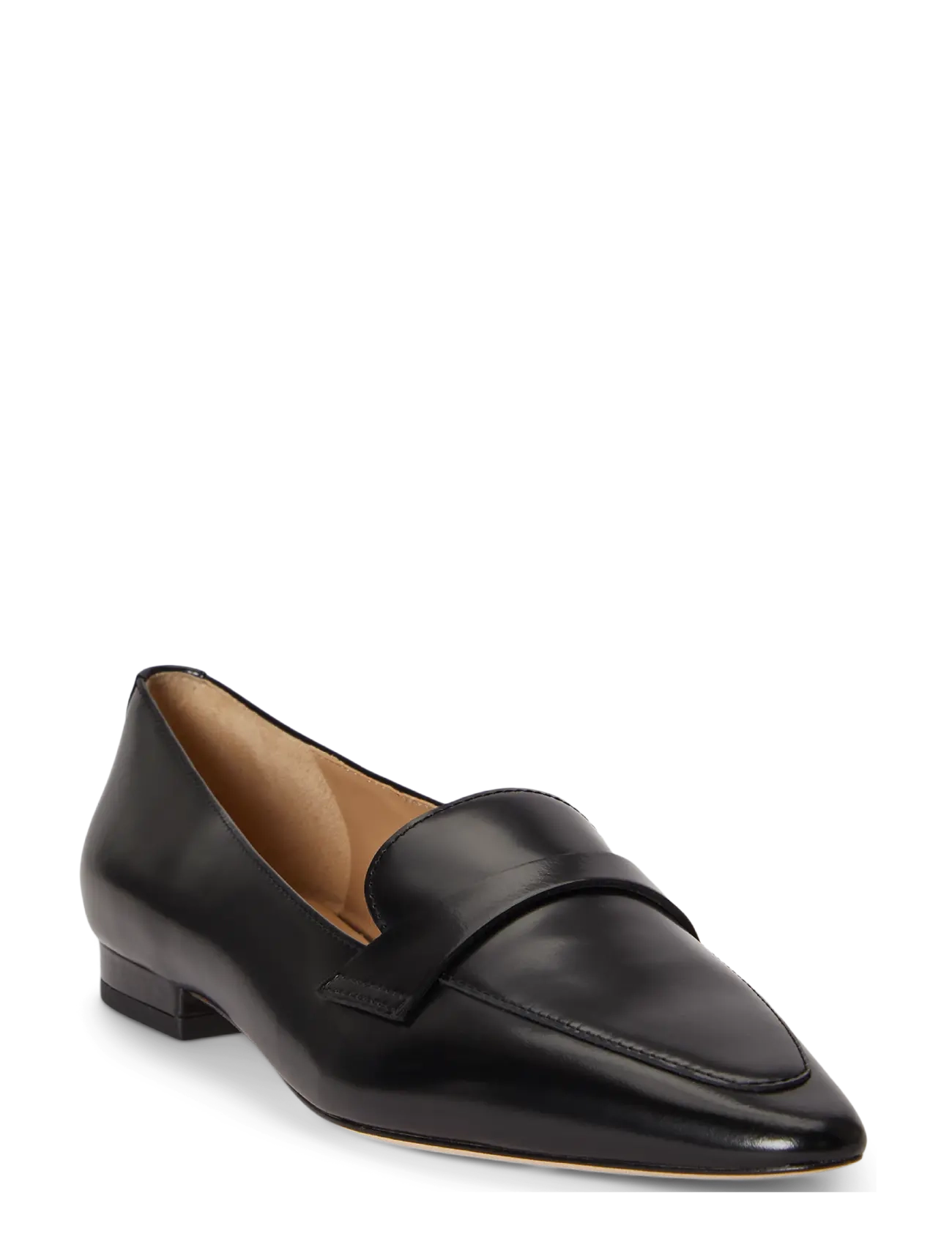 Lauren Ralph Lauren - Audri Glazed Leather Loafer - modetrender - black - 2