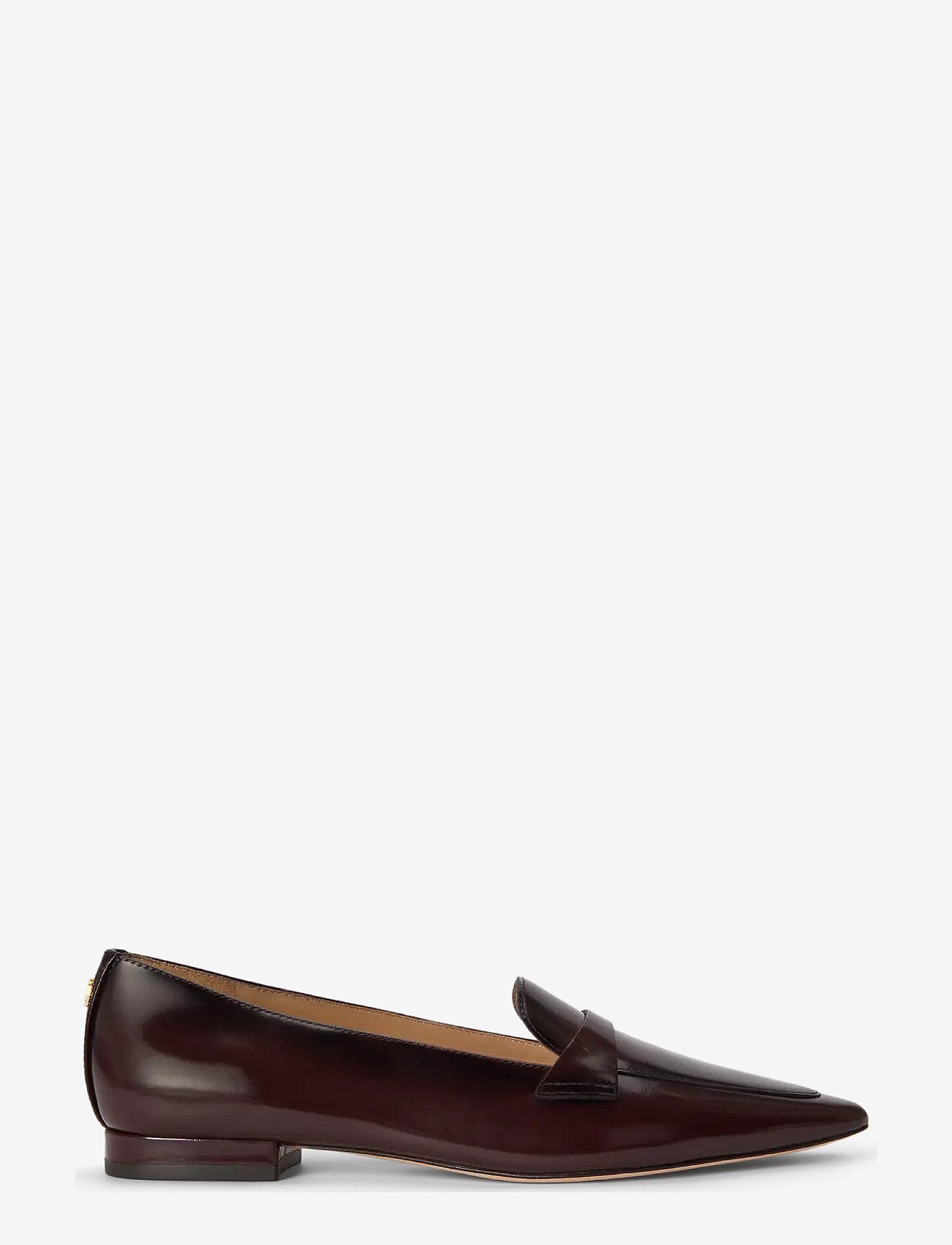 Lauren Ralph Lauren Glazed Calf-Audri Loafer-Fl-Lfr - Burgundy - 41