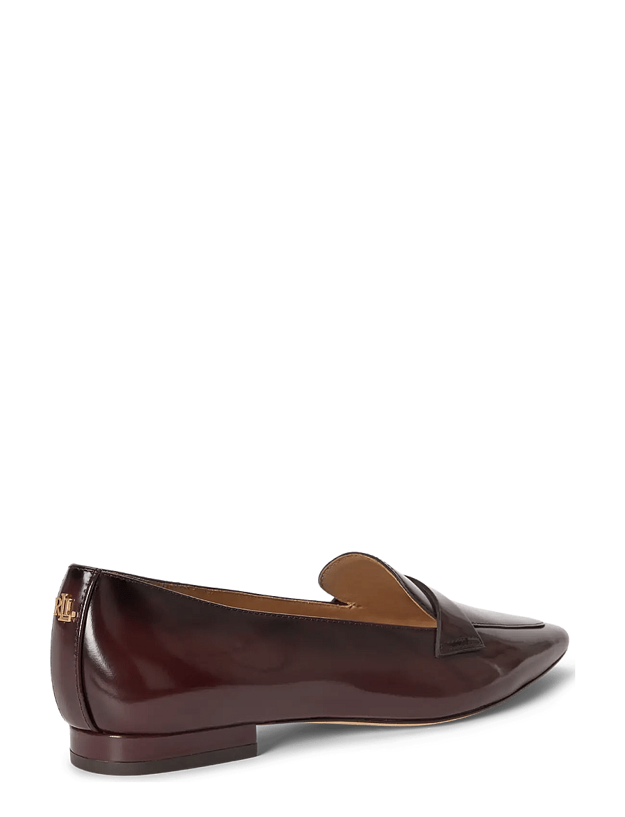 Lauren Ralph Lauren - Audri Glazed Leather Loafer - modetrends - dark garnet - 1