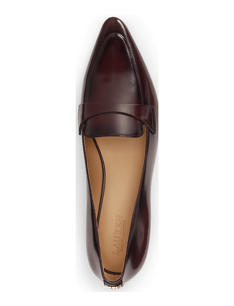 Lauren Ralph Lauren - Audri Glazed Leather Loafer - modetrends - dark garnet - 2