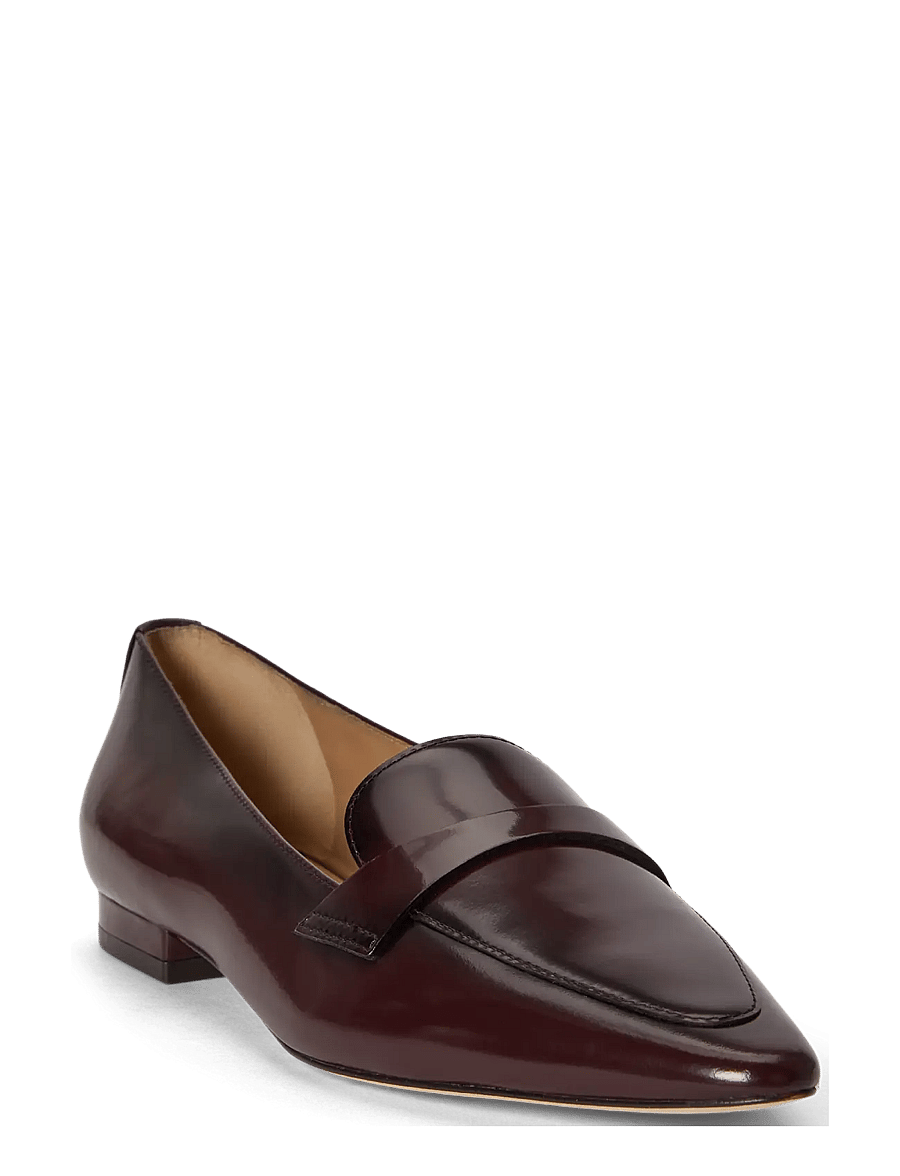 Lauren Ralph Lauren - Audri Glazed Leather Loafer - modetrends - dark garnet - 3