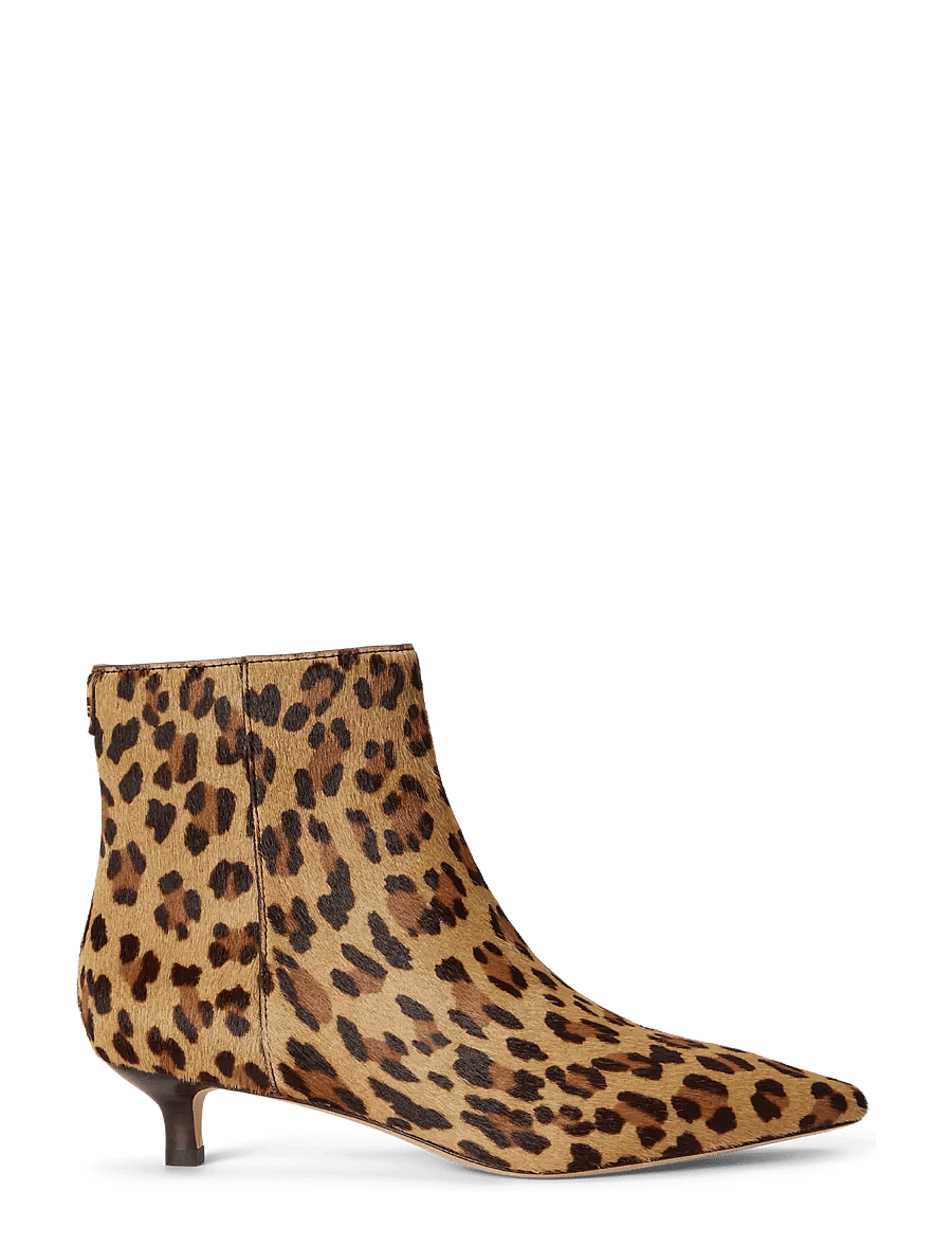 Lauren Ralph Lauren - Francesca Leopard-Print Haircalf Bootie - støvletter - modern leopard - 2