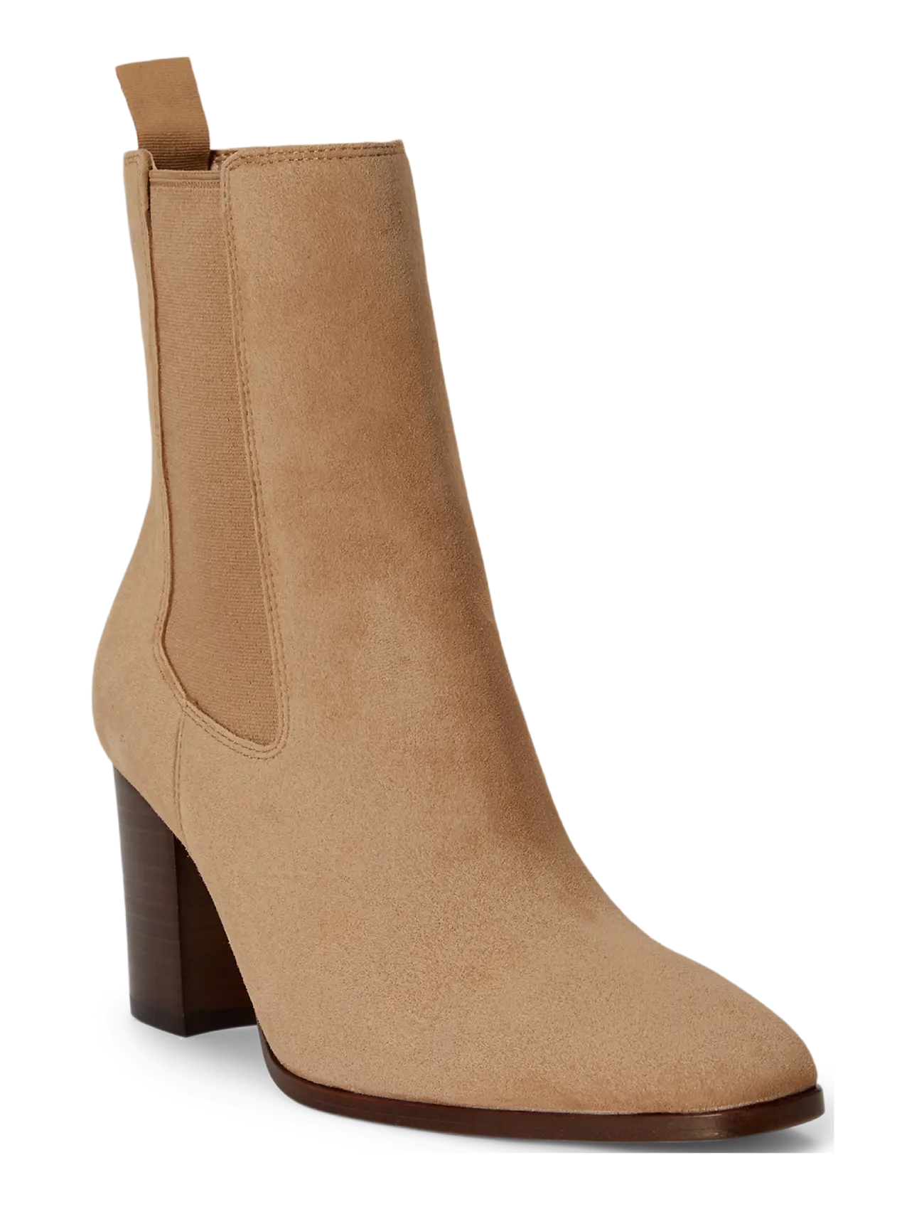 Lauren Ralph Lauren - Raelynn Sheep-Suede Bootie - stiefeletten mit absatz - camel - 2