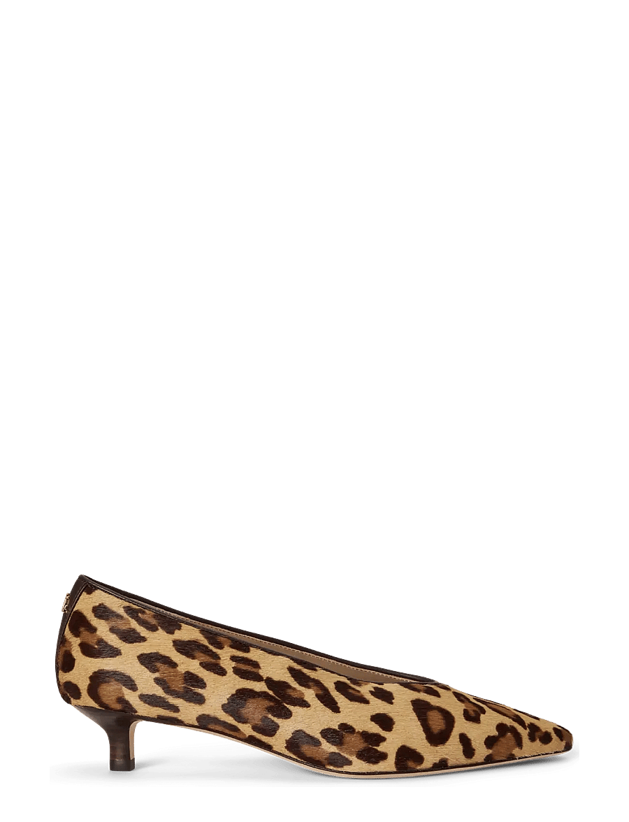 Lauren Ralph Lauren - Francesca Leopard-Print Haircalf Pump - kontsakingad - modern leopard - 0