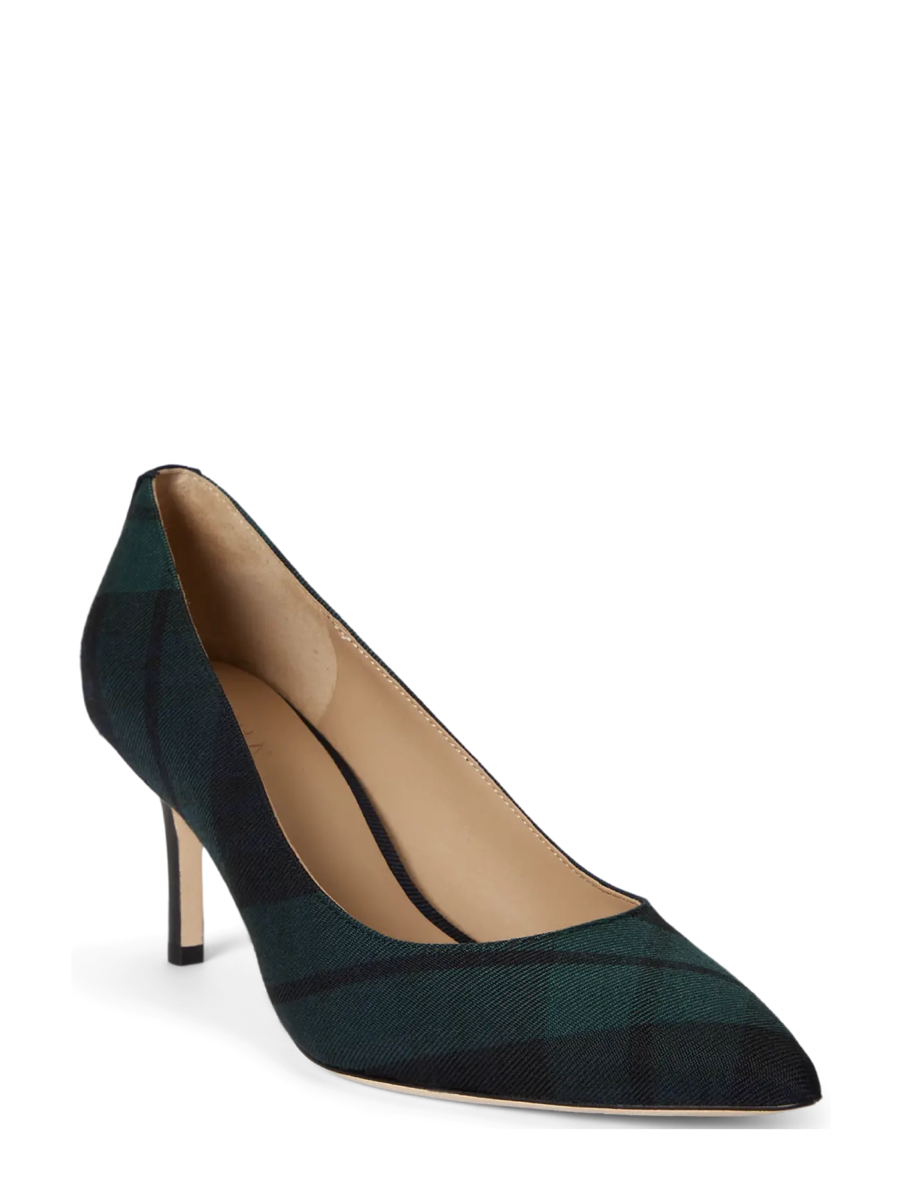 Lauren Ralph Lauren - Lanette Black Watch Plaid Twill Pump - navy/green/black - 1