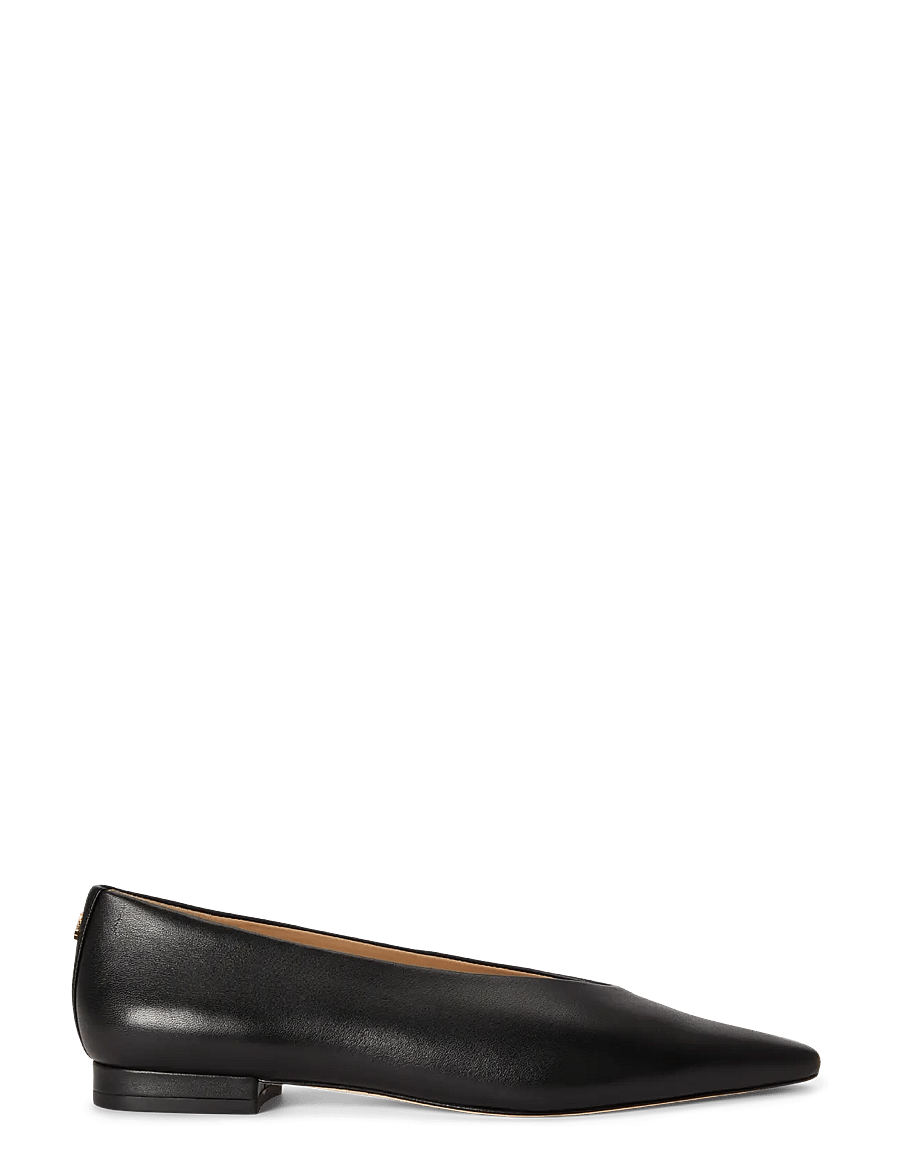 Lauren Ralph Lauren - Audri Nappa Leather Ballet Flat - besondere anlässe - black - 0