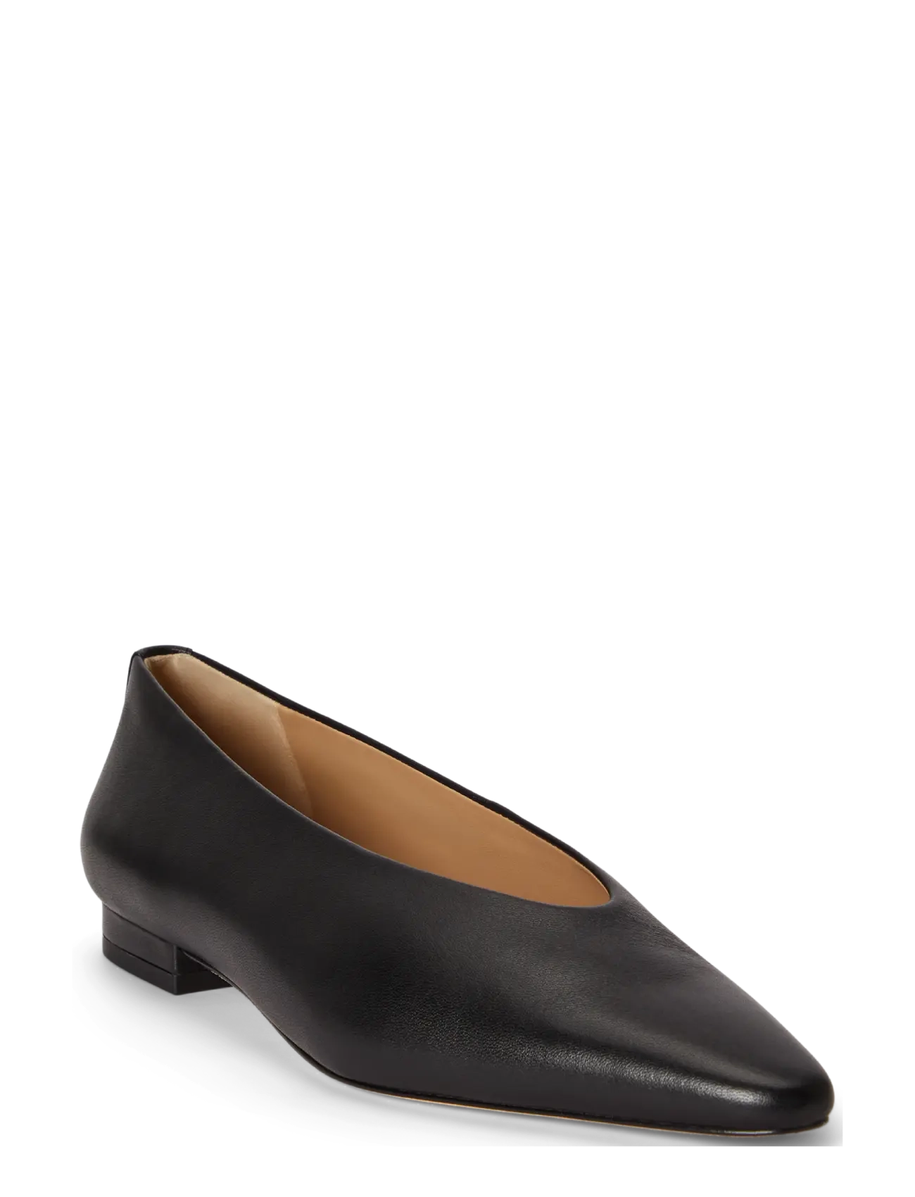 Lauren Ralph Lauren - Audri Nappa Leather Ballet Flat - speciella tillfällen - black - 3