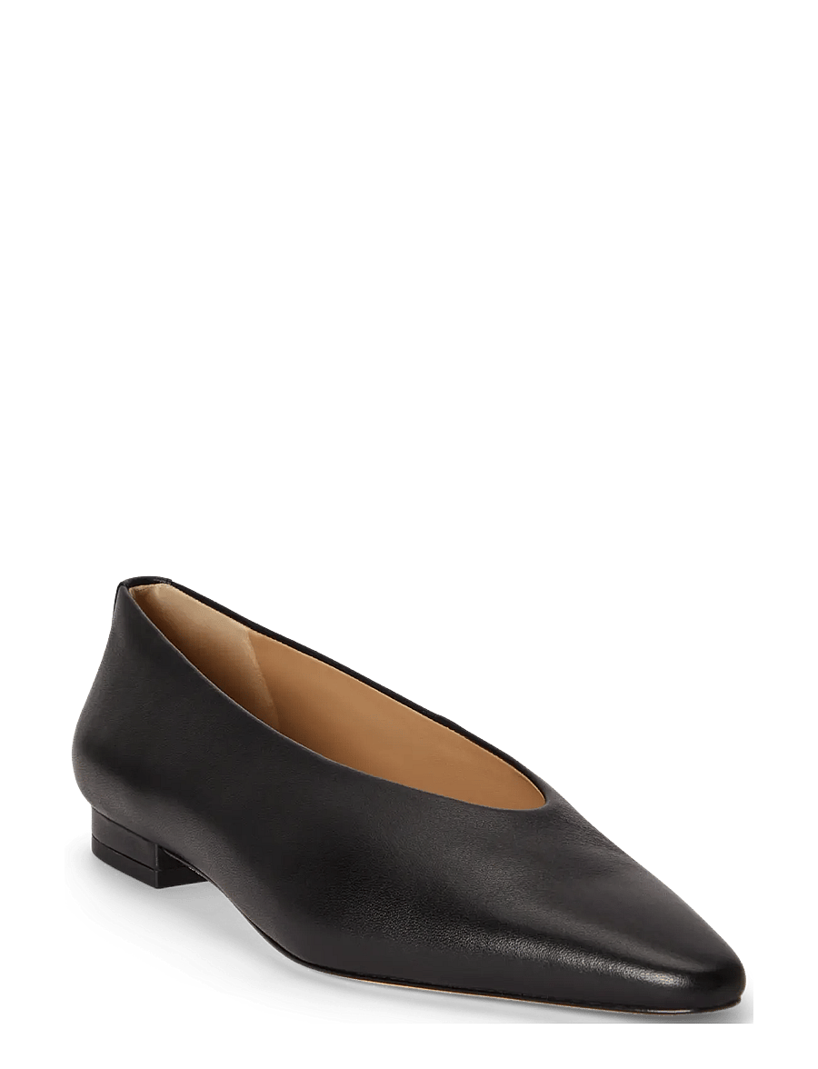 Lauren Ralph Lauren - Audri Nappa Leather Ballet Flat - besondere anlässe - black - 3