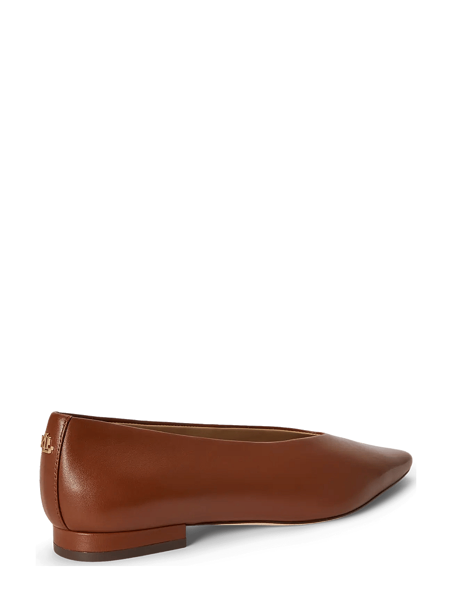Lauren Ralph Lauren - Audri Nappa Leather Ballet Flat - besondere anlässe - lauren tan - 1