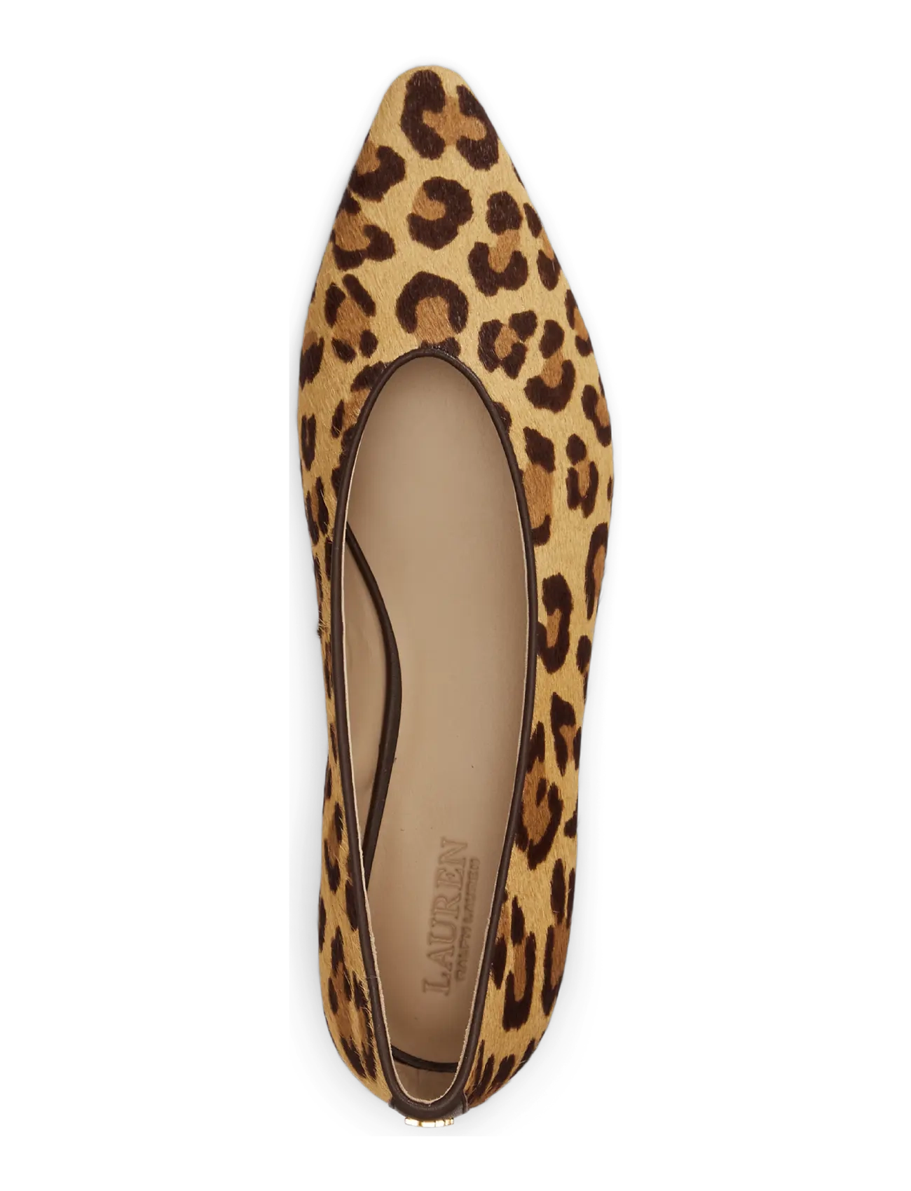 Lauren Ralph Lauren - Audri Leopard-Print Haircalf Ballet Flat - speciella tillfällen - modern leopard - 3