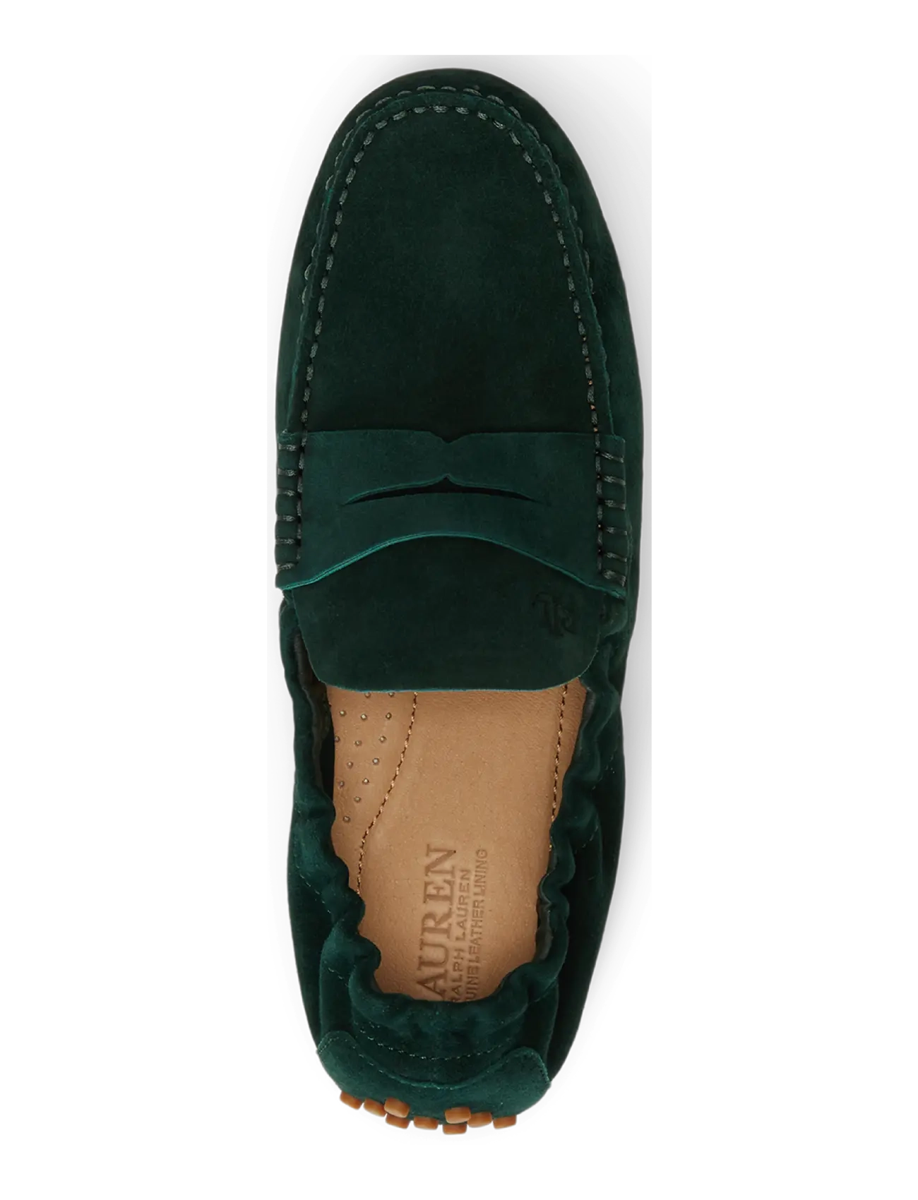 Lauren Ralph Lauren - Wynnie Sheep-Suede Driver - mode trends - dark pine - 2