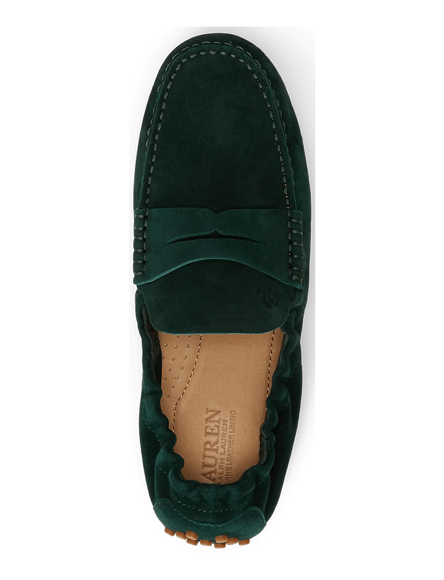 Lauren Ralph Lauren - Wynnie Sheep-Suede Driver - mode trends - dark pine - 2
