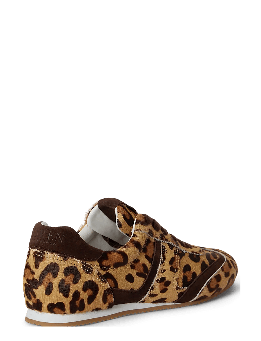 Lauren Ralph Lauren - Dani Haircalf-Suede Low-Profile Sneaker - modern leopard/ch - 1