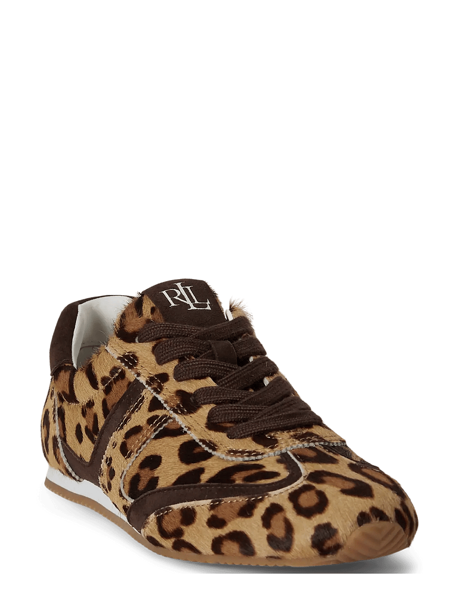 Lauren Ralph Lauren - Dani Haircalf-Suede Low-Profile Sneaker - modern leopard/ch - 2