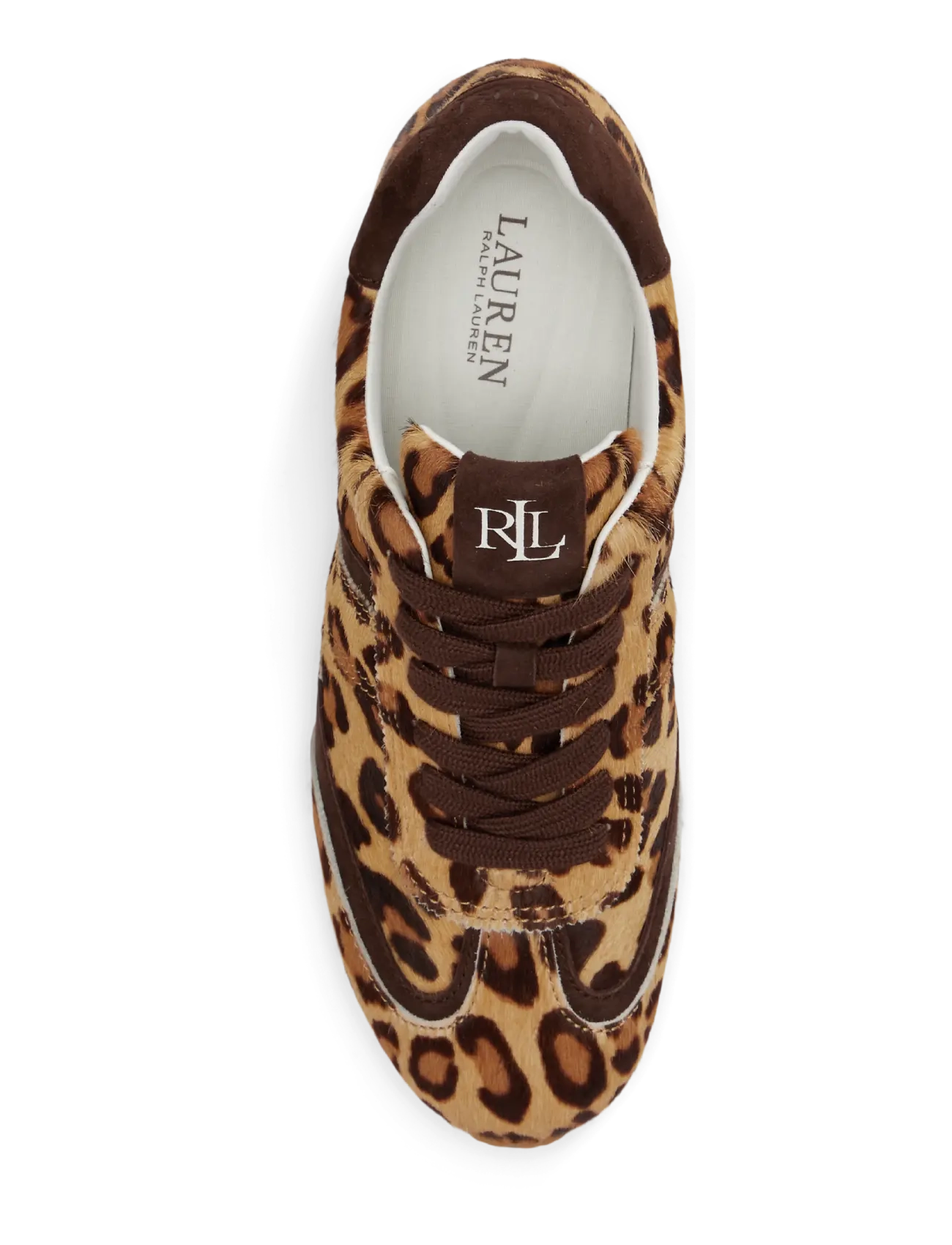 Lauren Ralph Lauren - Dani Haircalf-Suede Low-Profile Sneaker - modern leopard/ch - 3