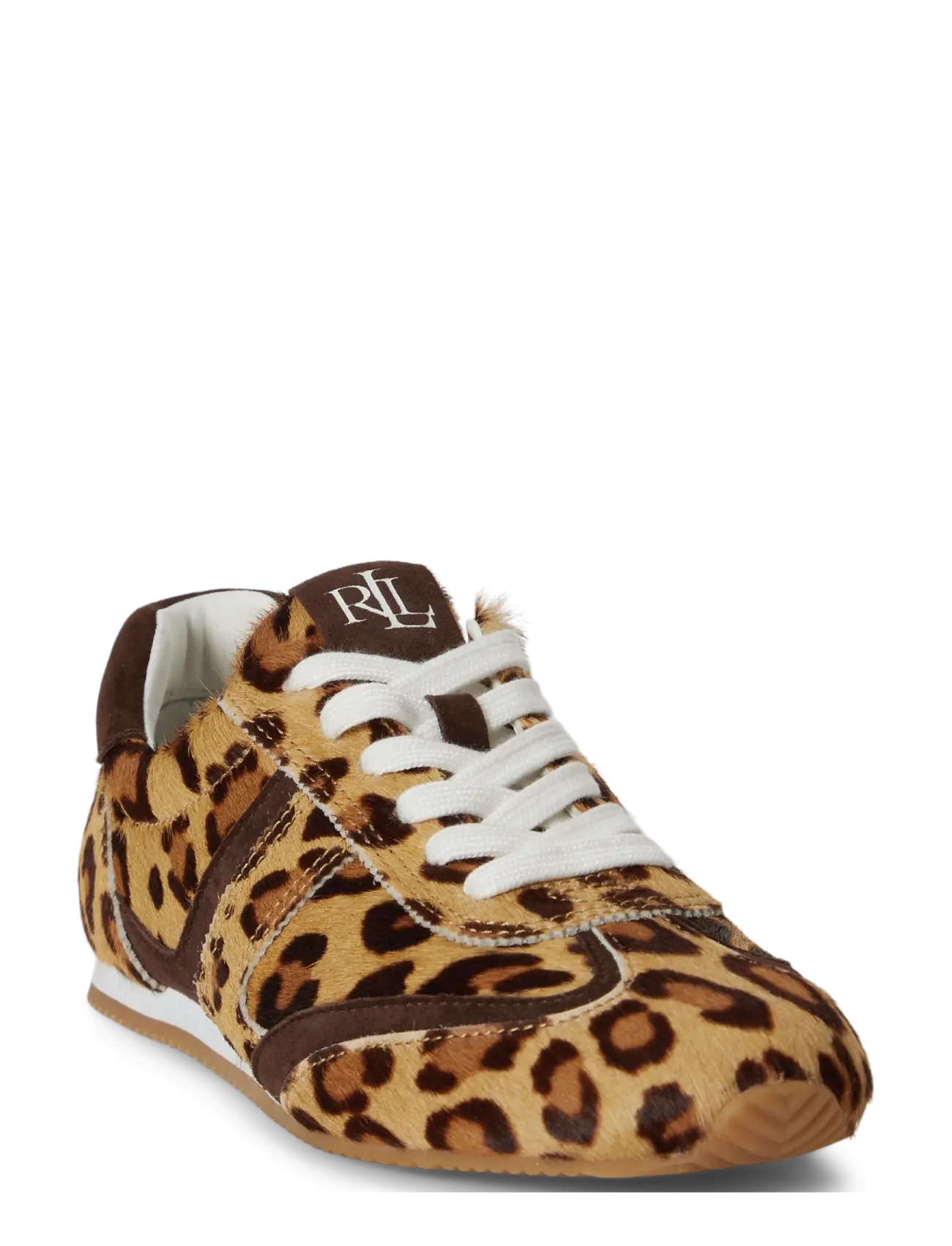 Lauren Ralph Lauren - Dani Haircalf-Suede Low-Profile Sneaker - modern leopard/ch - 4