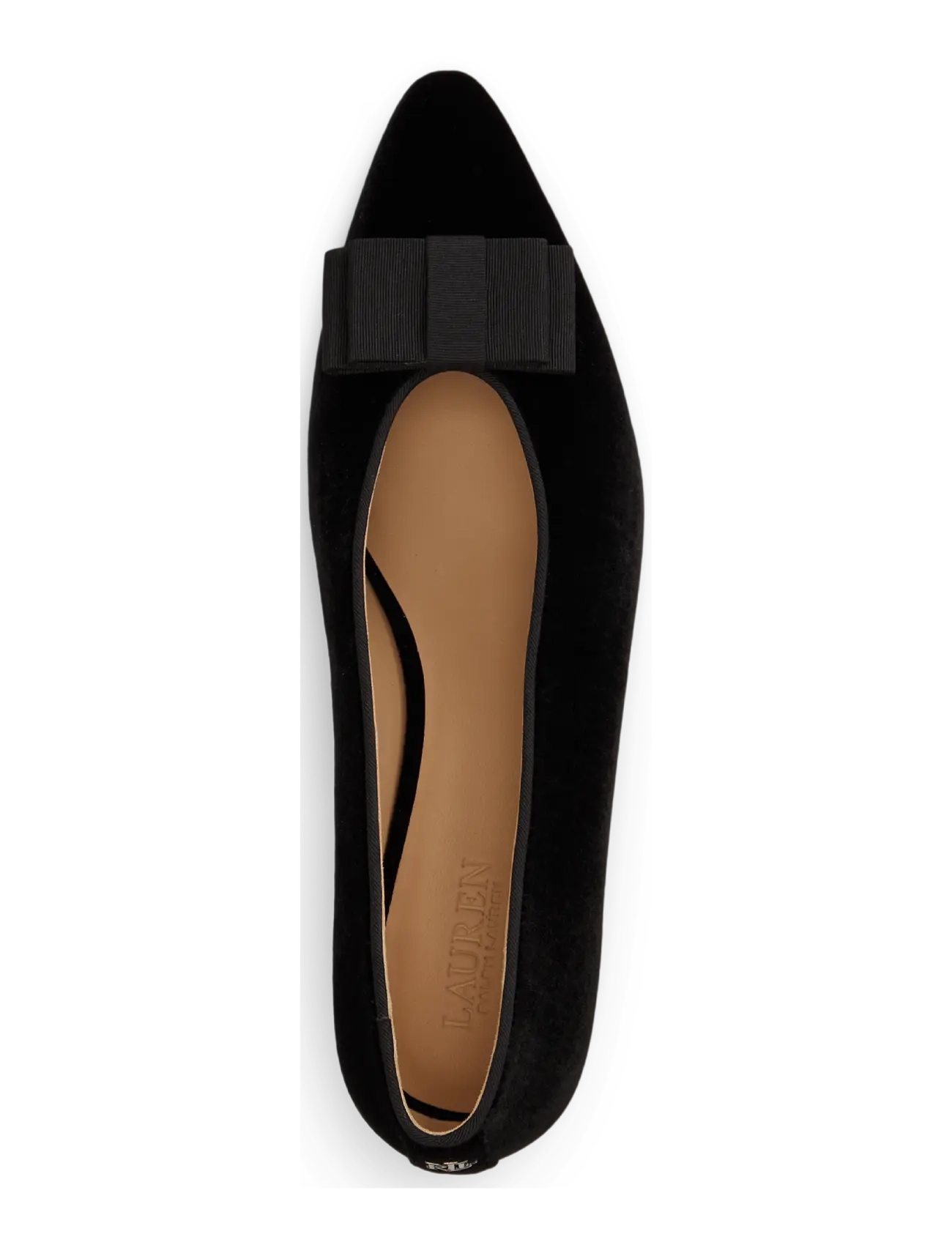 Lauren Ralph Lauren - Francesca Bow-Trim Velvet Pump - pumps - black/black - 2