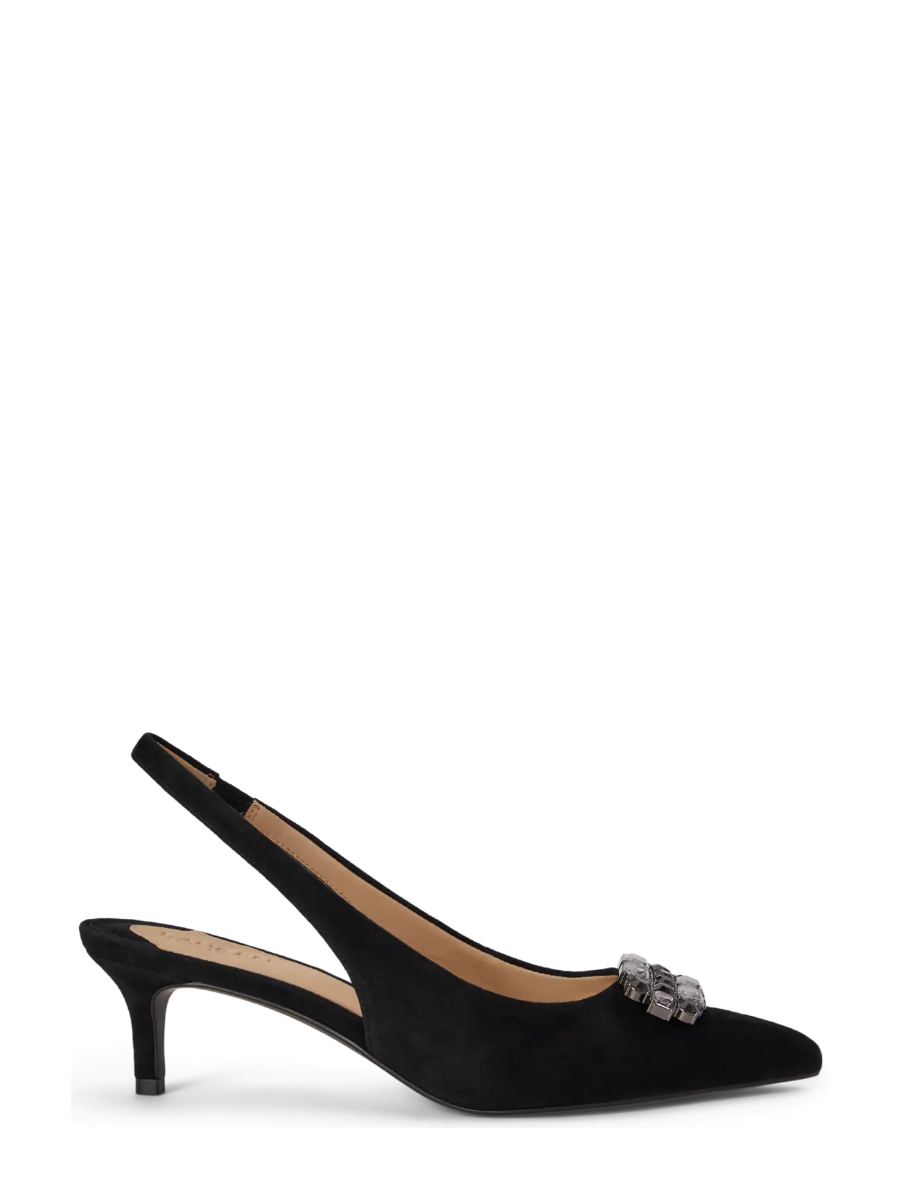 Lauren Ralph Lauren Lolah Jeweled Suede Slingback Pump - Autumn/Winter 2026 - BLACK / black