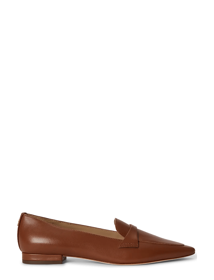 Lauren Ralph Lauren - Audri Waxed Leather Loafer - lauren tan - 0