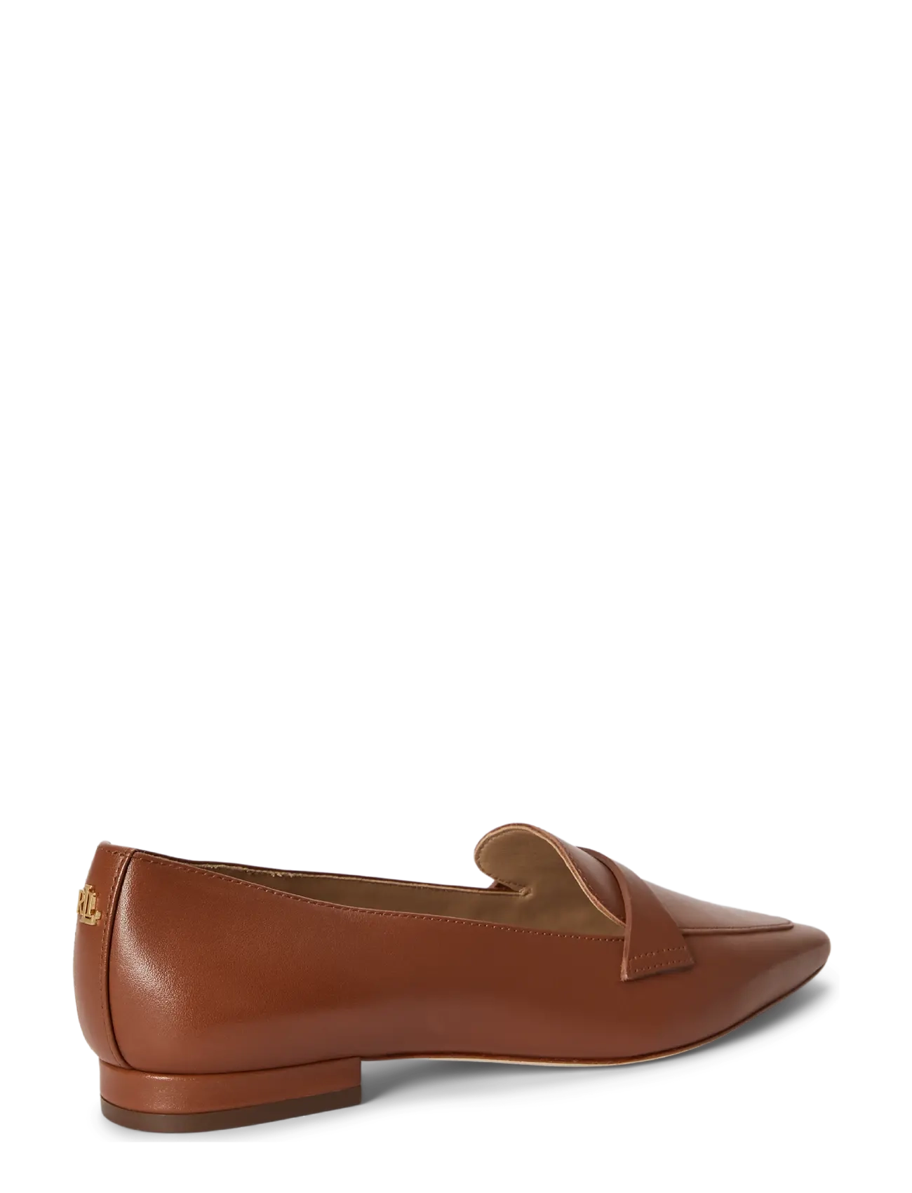 Lauren Ralph Lauren - Audri Waxed Leather Loafer - lauren tan - 1