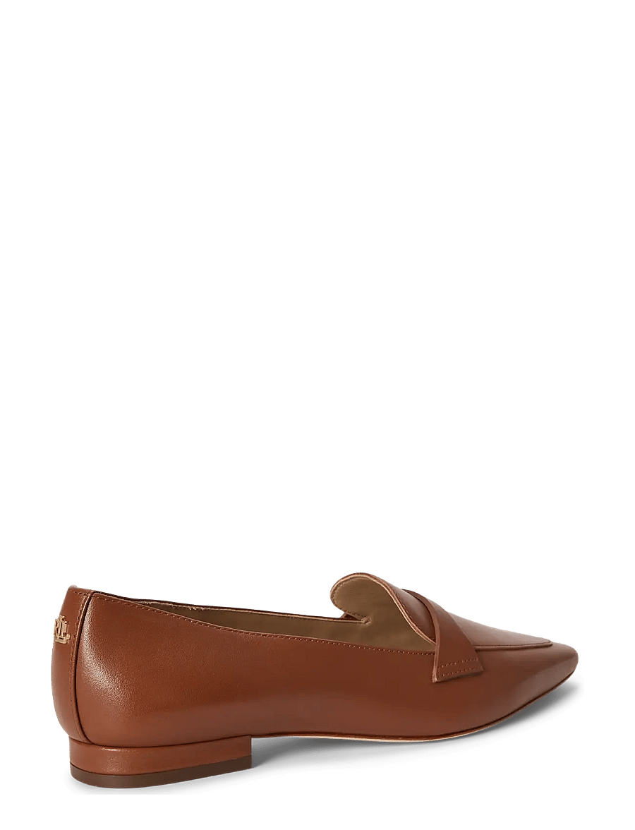 Lauren Ralph Lauren - Audri Waxed Leather Loafer - lauren tan - 1