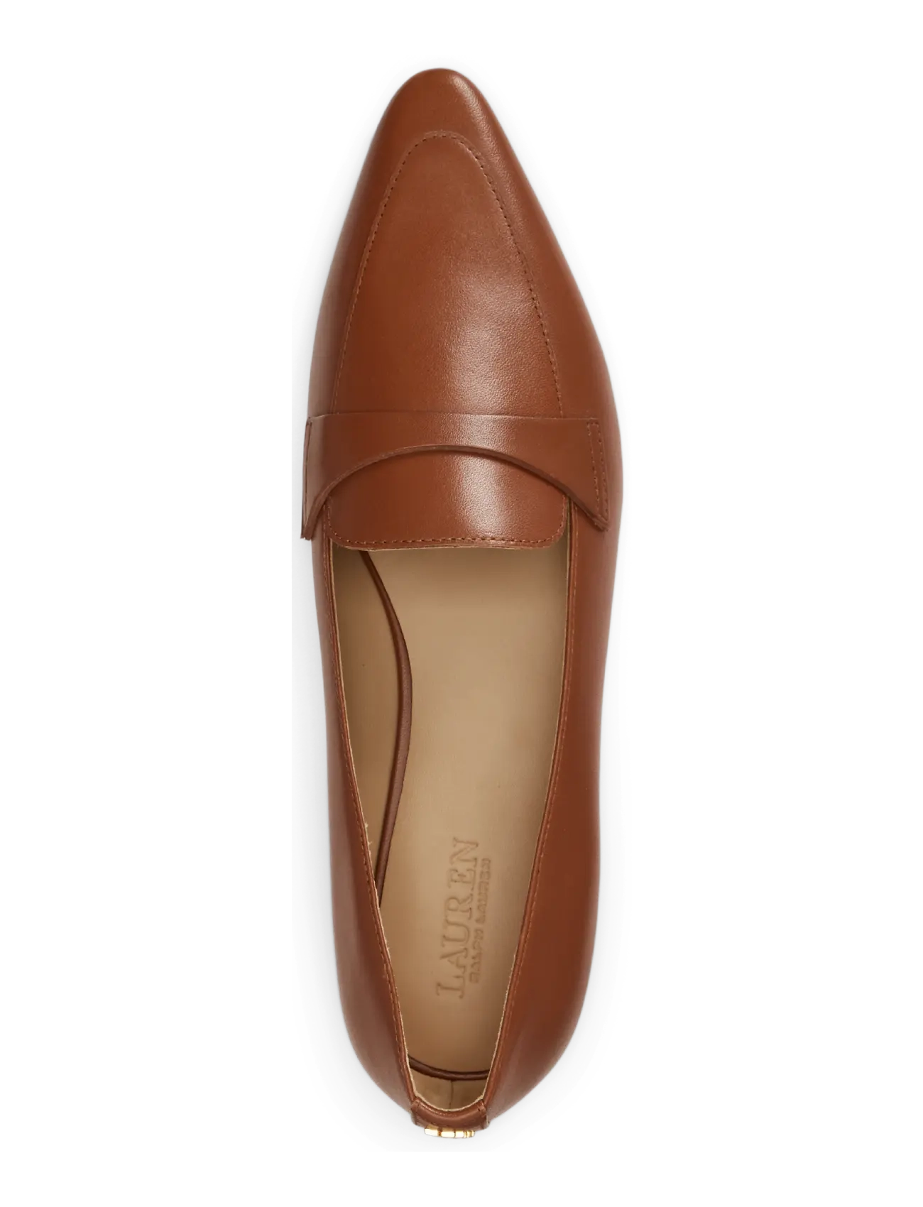 Lauren Ralph Lauren - Audri Waxed Leather Loafer - lauren tan - 2