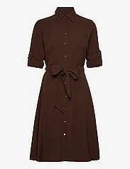 Lauren Ralph Lauren - Fit-and-Flare Shirtdress - midi kjoler - brown birch - 3