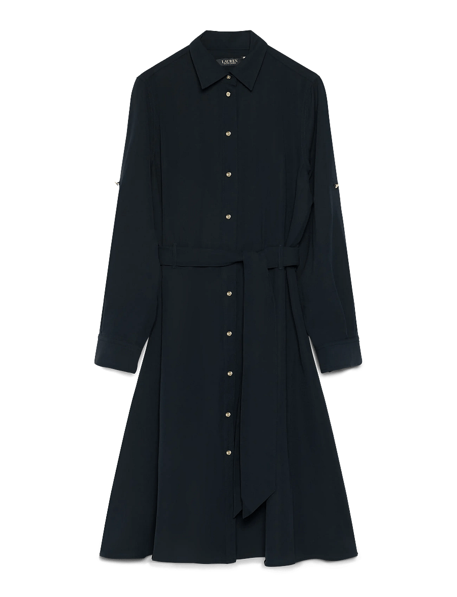 Lauren Ralph Lauren - Fit-and-Flare Shirtdress - skjortklänningar - lauren navy - 1