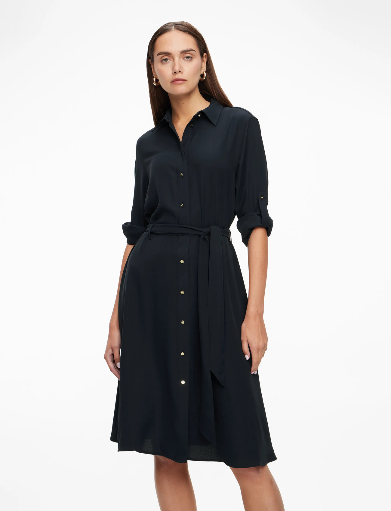 Lauren Ralph Lauren - Fit-and-Flare Shirtdress - skjortekjoler - lauren navy - 0