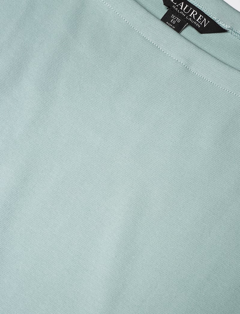 Lauren Women - Stretch Cotton Boatneck Top - stuttermarbolir - aqua pearl - 2