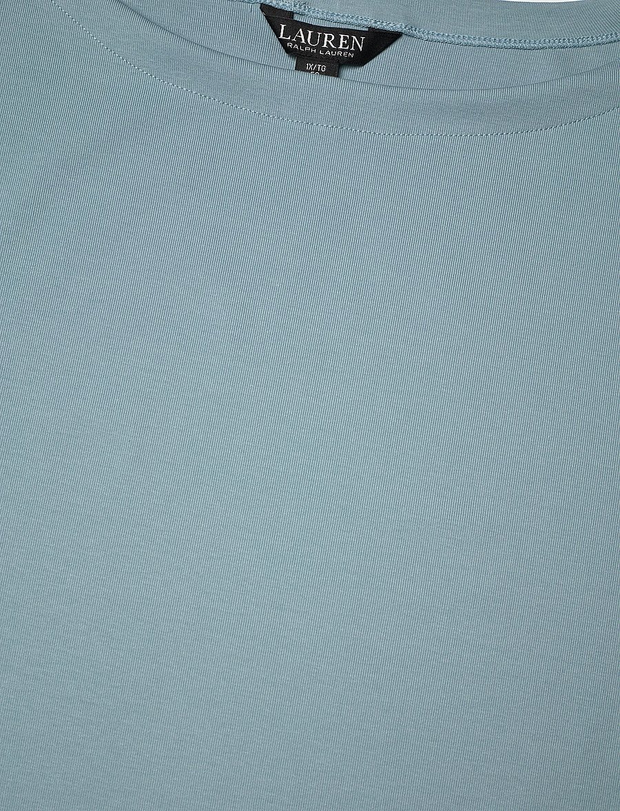 Lauren Women - Cotton Boatneck T-Shirt - t-shirts - blue note - 5