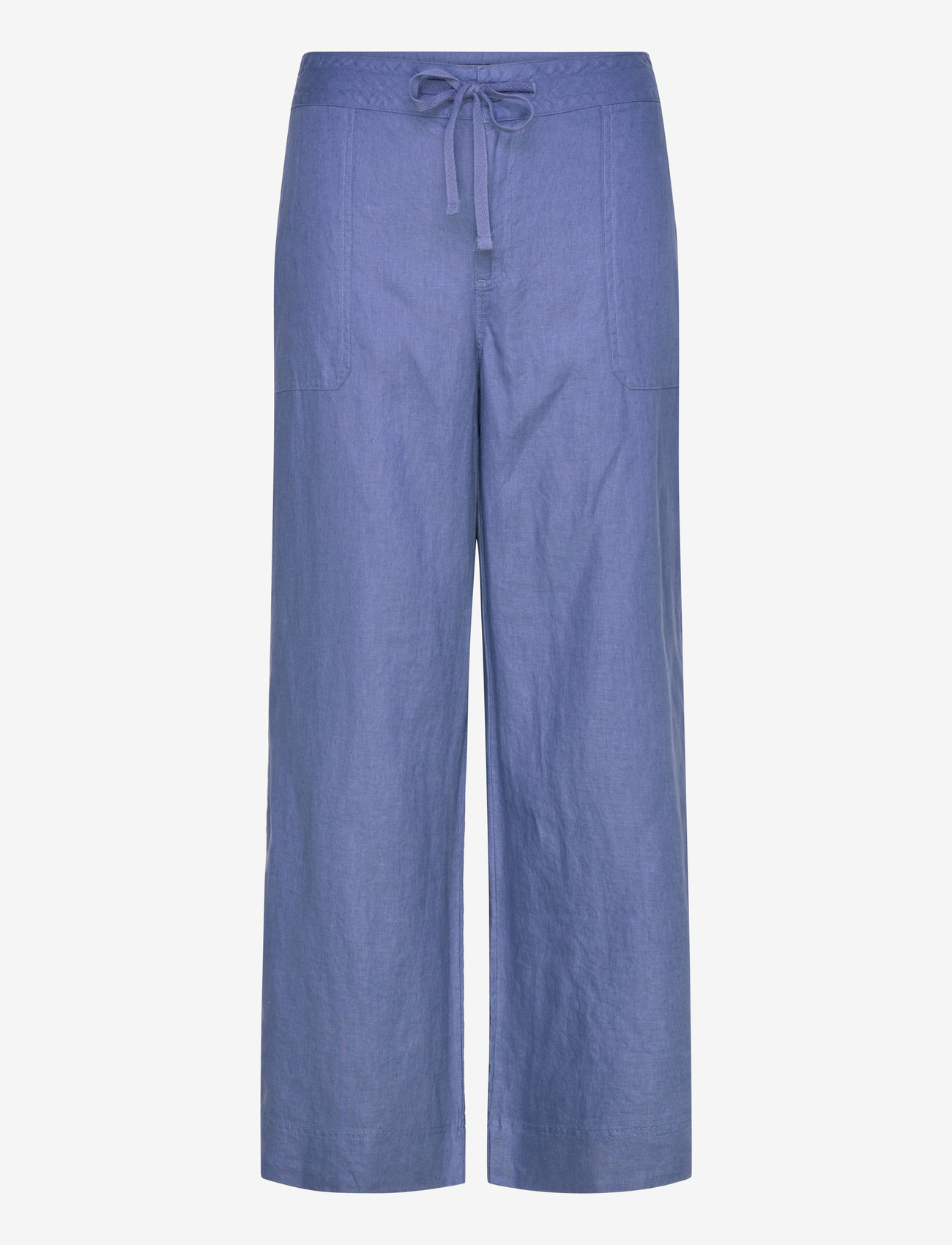 Lauren Women - Linen Wide-Leg Pant - linased püksid - carson blue - 0