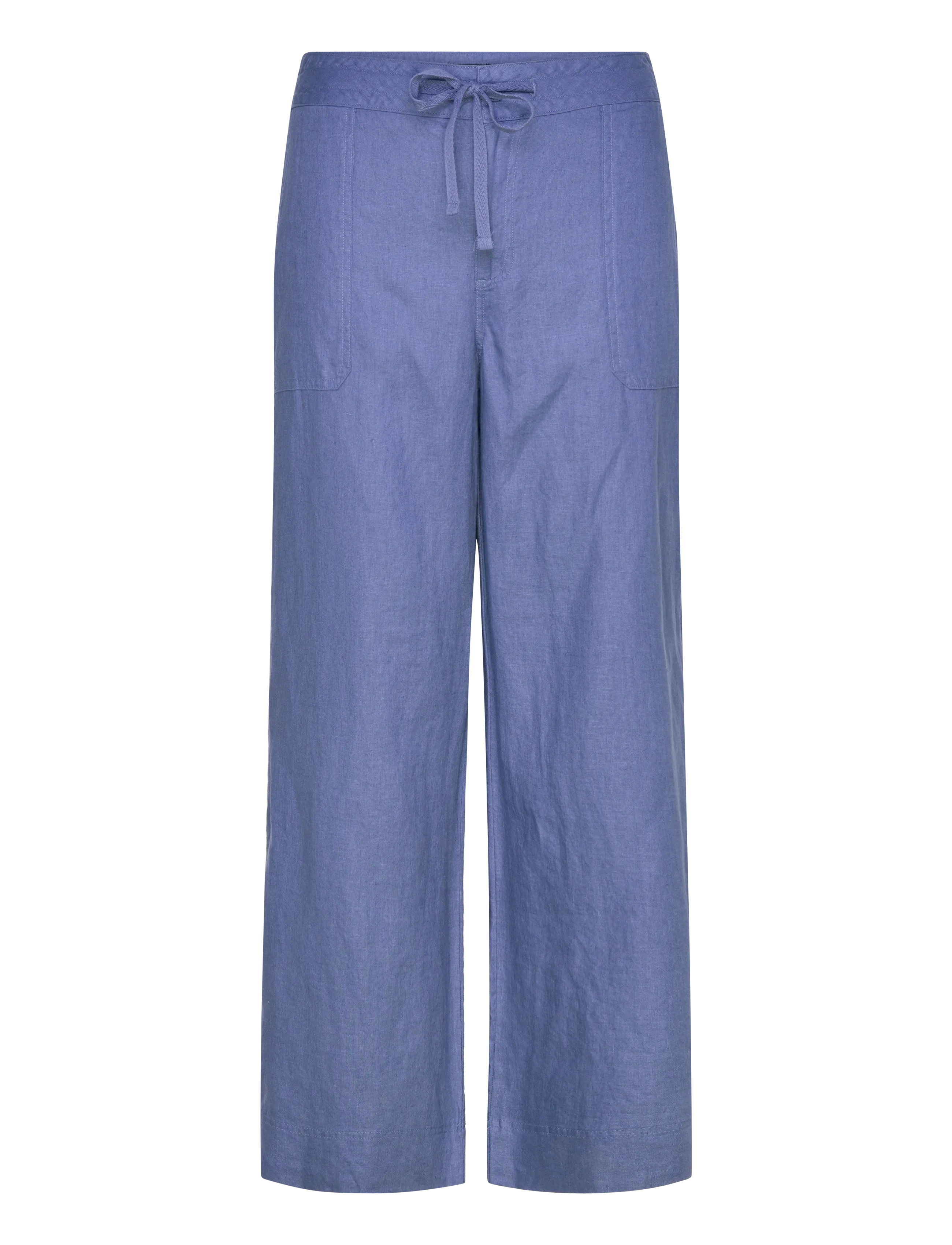 Lauren Women Linen Wide-Leg Pant - Hosen - CARSON BLUE / blue