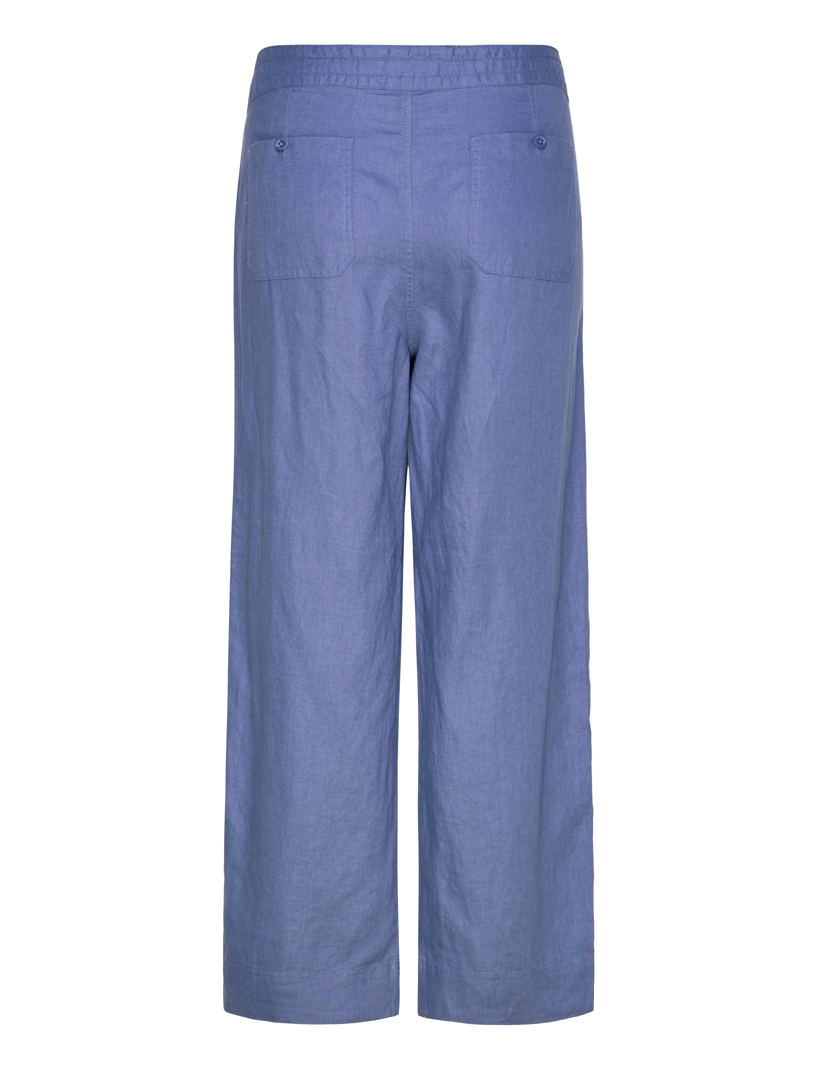 Lauren Women - Linen Wide-Leg Pant - hörbuxur - carson blue - 2