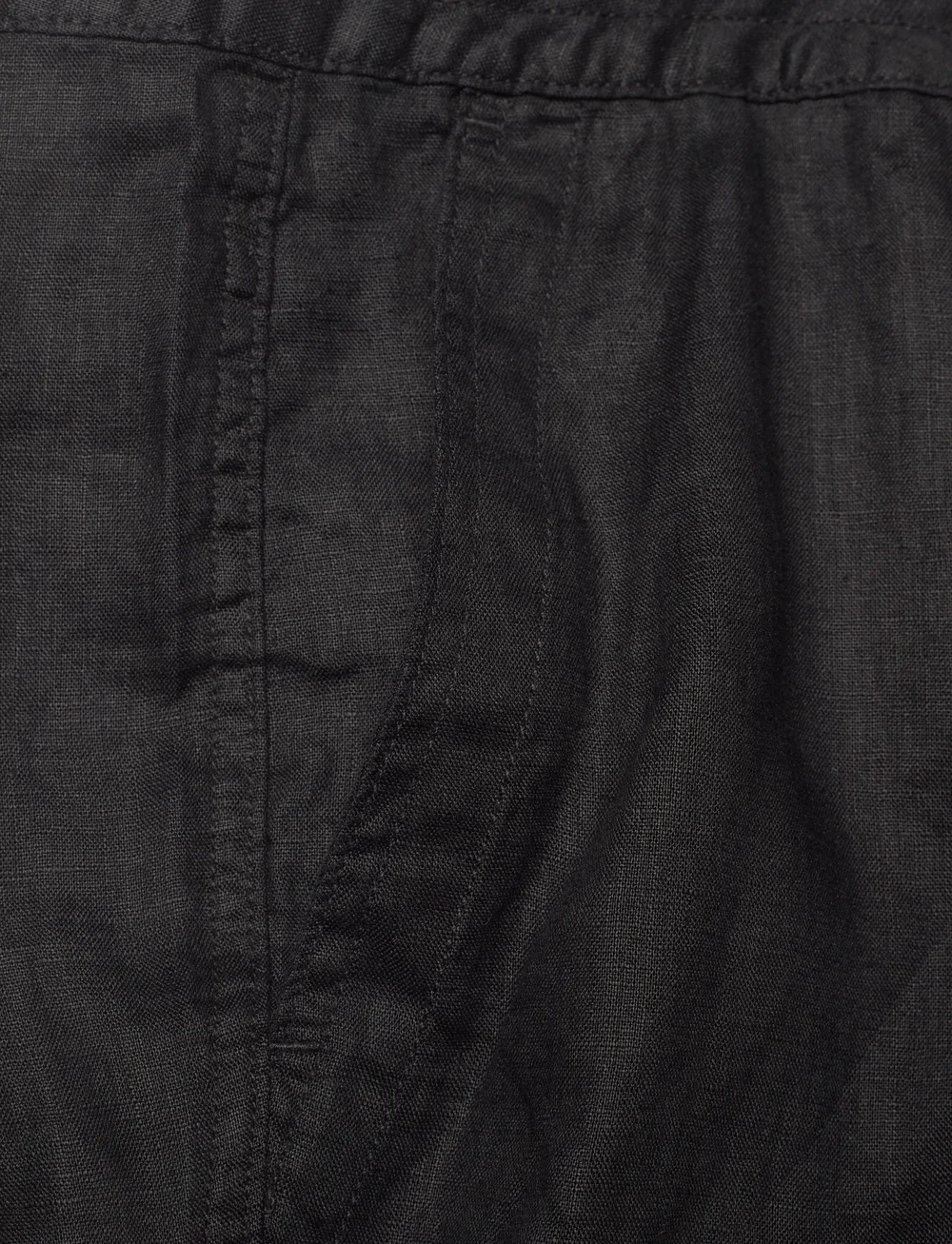 Lauren Women - Linen Wide-Leg Pant - linen trousers - polo black - 2