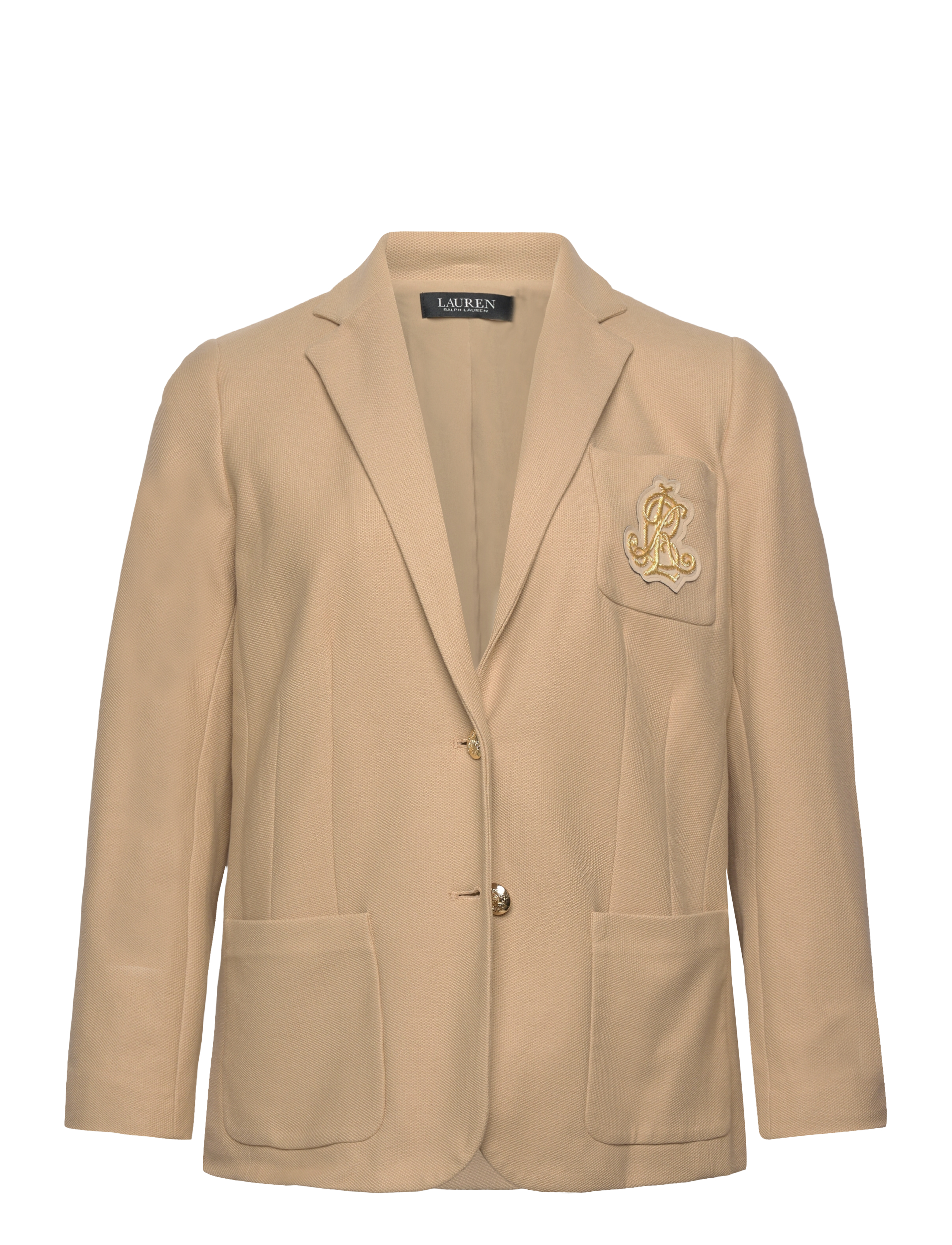 Lauren Women Bullion Jacquard Blazer - Ralph Lauren - BIRCH TAN / beige