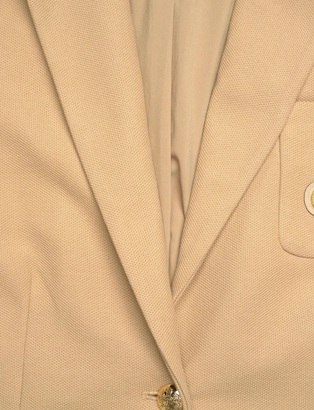 Lauren Women - STR SPORTSWEAR PIQU-LND-JKT - enkelknäppta kavajer - birch tan - 2