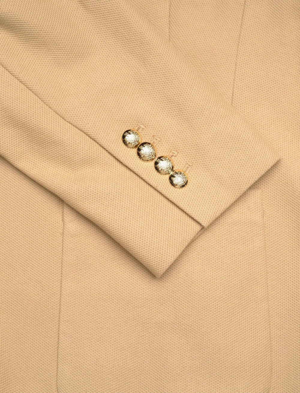 Lauren Women - STR SPORTSWEAR PIQU-LND-JKT - enkelknäppta kavajer - birch tan - 3