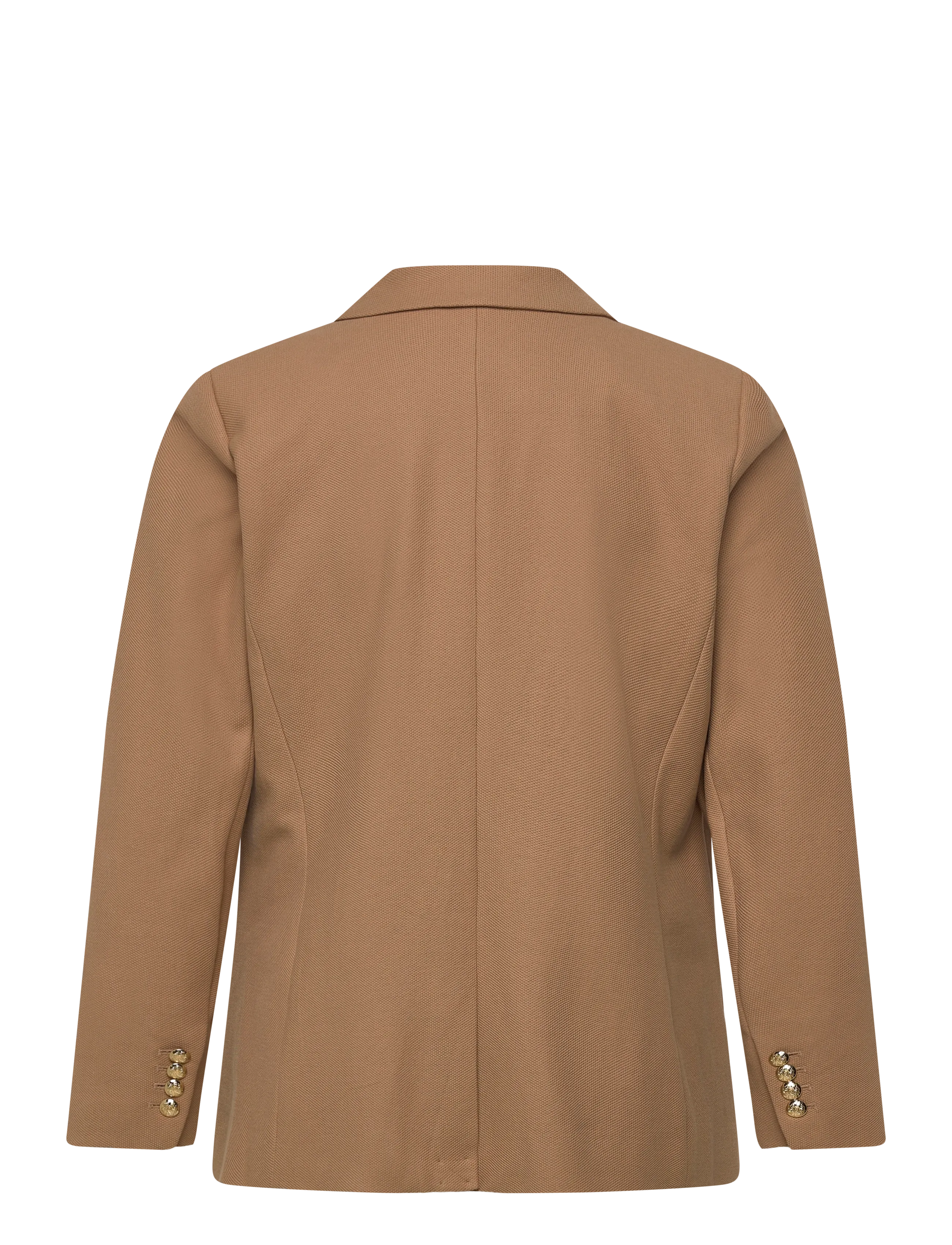 Lauren Women - Bullion Jacquard Blazer - enkeltradede blazere - classic camel - 2