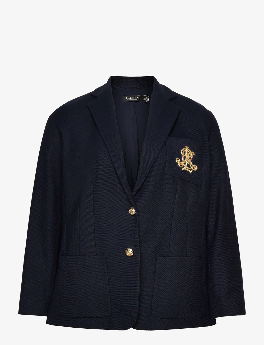 Lauren Women - Bullion Jacquard Blazer - single breasted blazers - lauren navy - 1