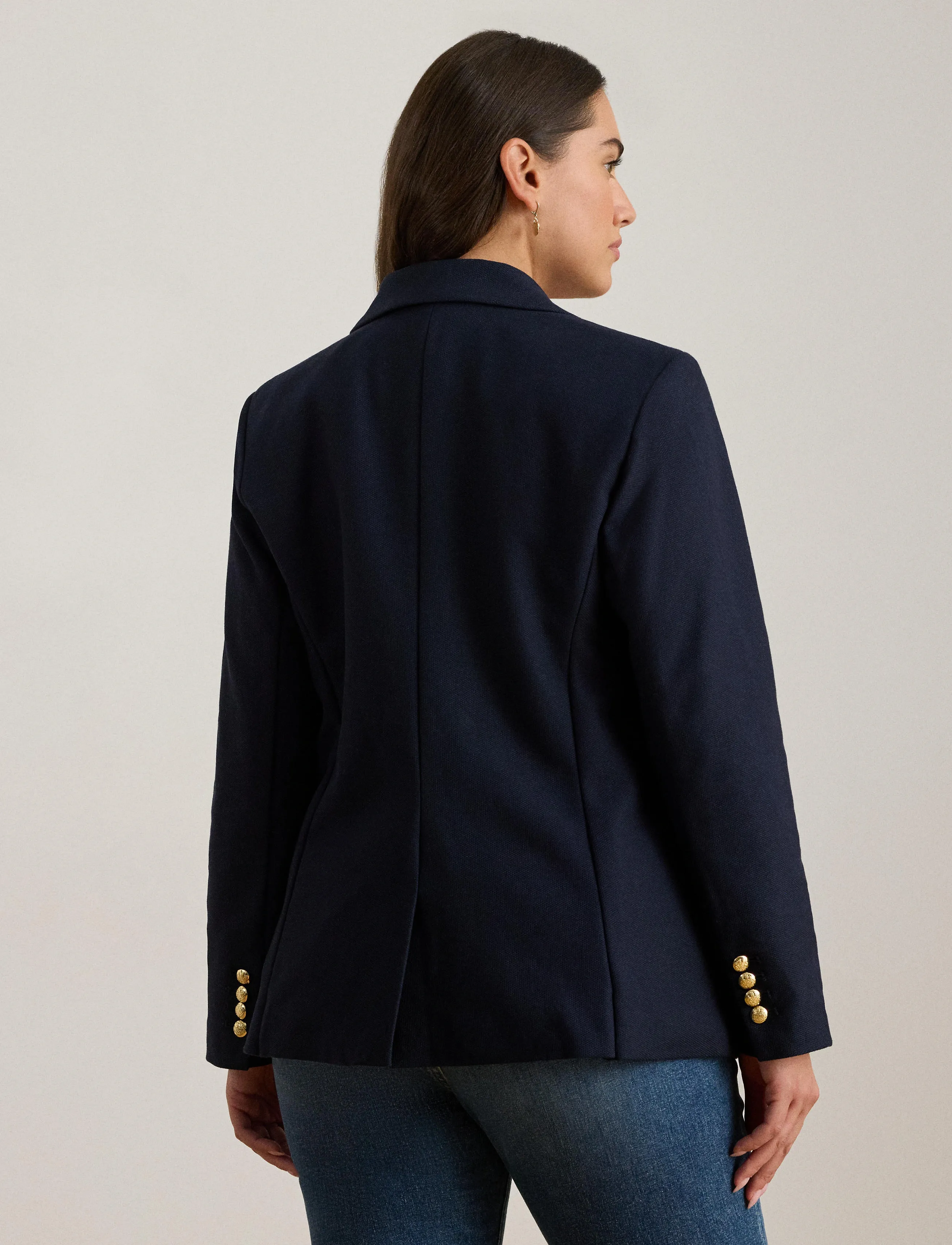 Lauren Women - Bullion Jacquard Blazer - blazers à fermeture droite - lauren navy - 3