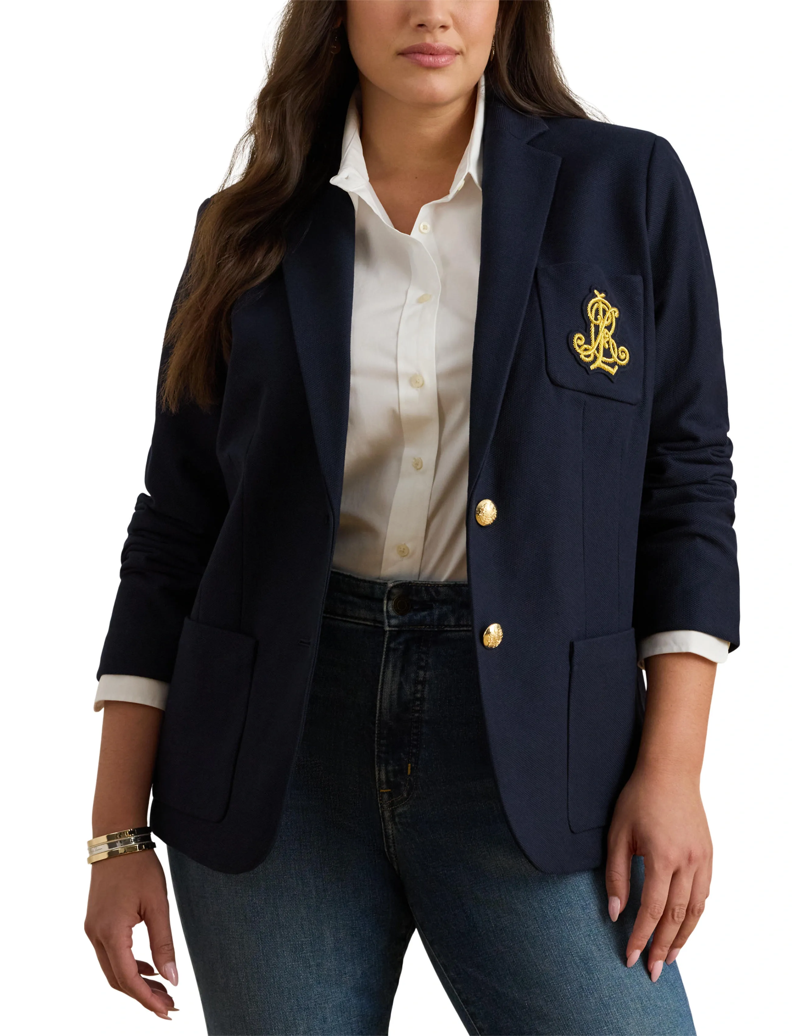 Lauren Women Bullion Jacquard Blazer dam – bild 6